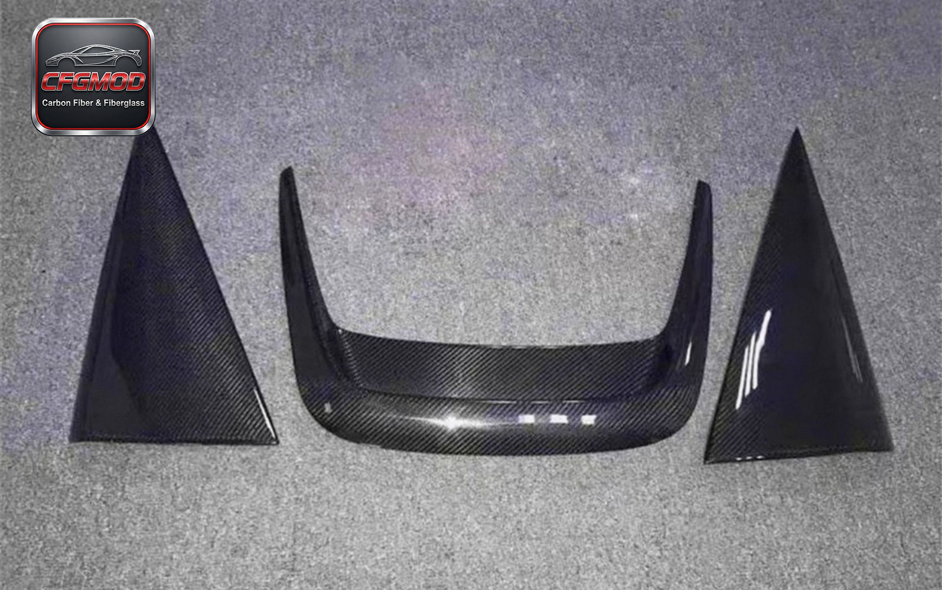 For Ferrari F12 Berlinetta 2012-2017 DMC Style Carbon Fiber Hood Vent Insert Trim — 7