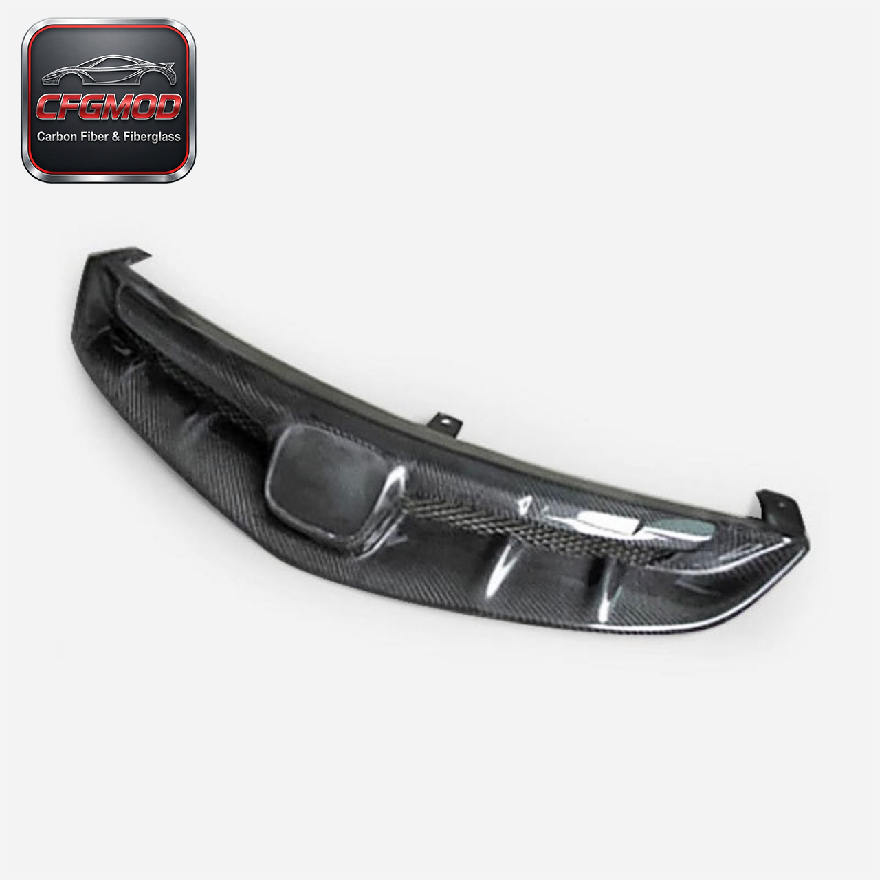 Type-R Style Carbon Fiber Front Grille for Honda Civic FD2 2005-2012 Radiator Mesh Grill Tuning Parts — 9