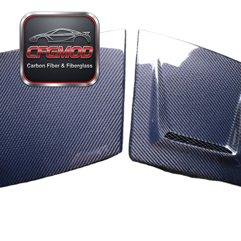 Black Luxury RX7 FC 3S Carbon Fiber Vented Head Light Cover for Mazda 2000-2002 RHS (Pairs) — 1