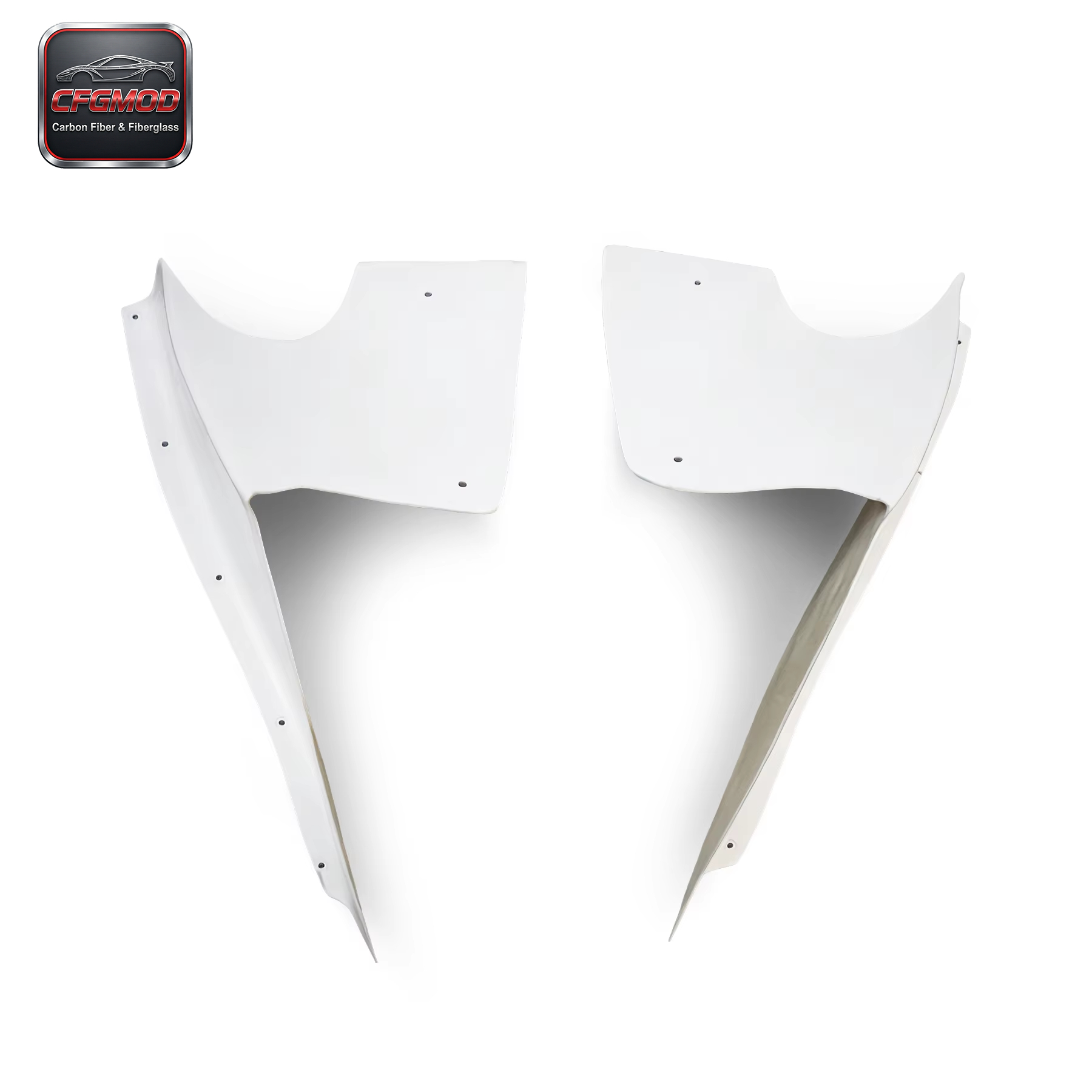 FRP Glass Fiber Bodykit for 1992-1997 RX7 FD3S RE-GT Style Front Bumper Canard — 2