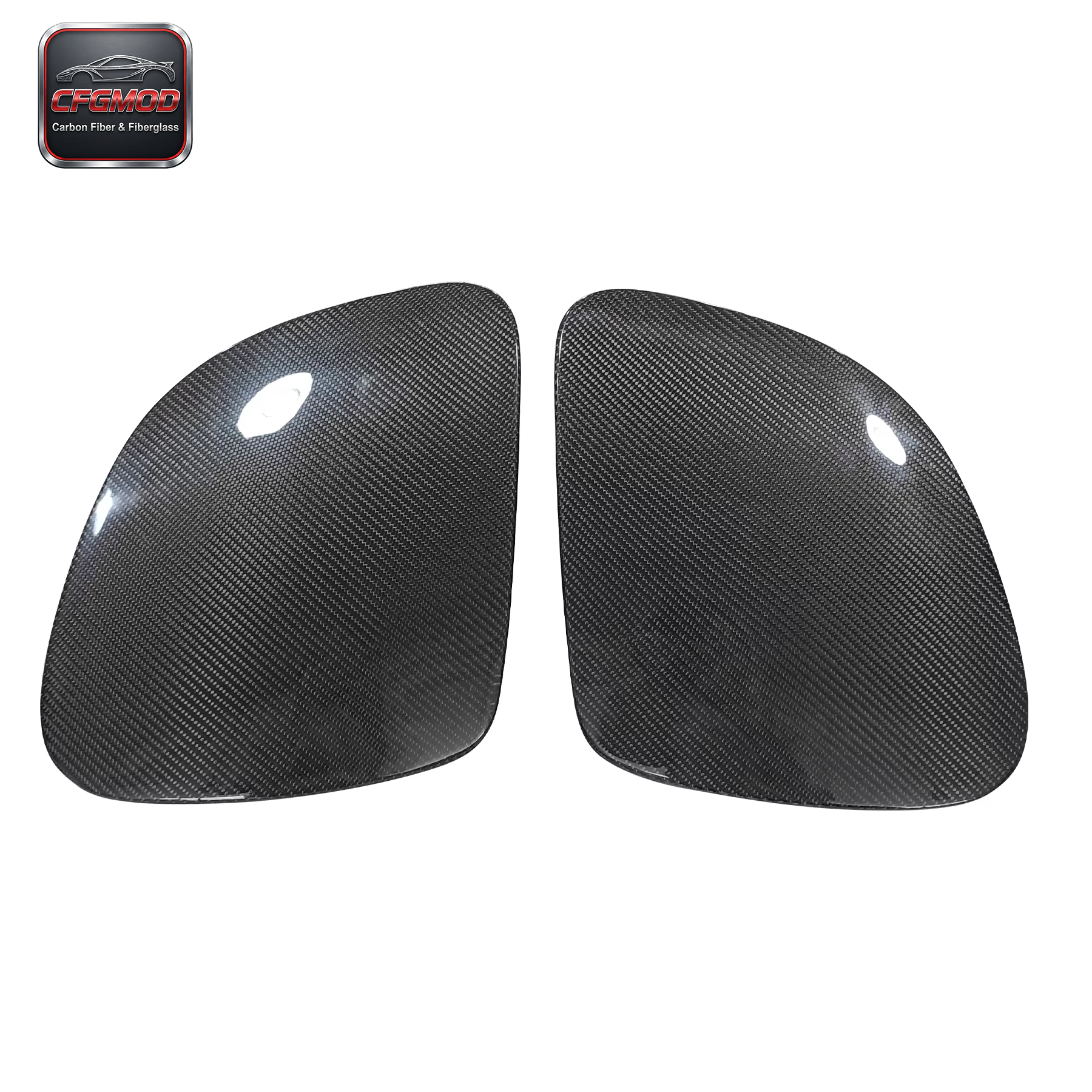 Car Styling Carbon Fiber CF Bodykit for RX7 FD3S OEM Lamp Headlight Cover Replacement — 1