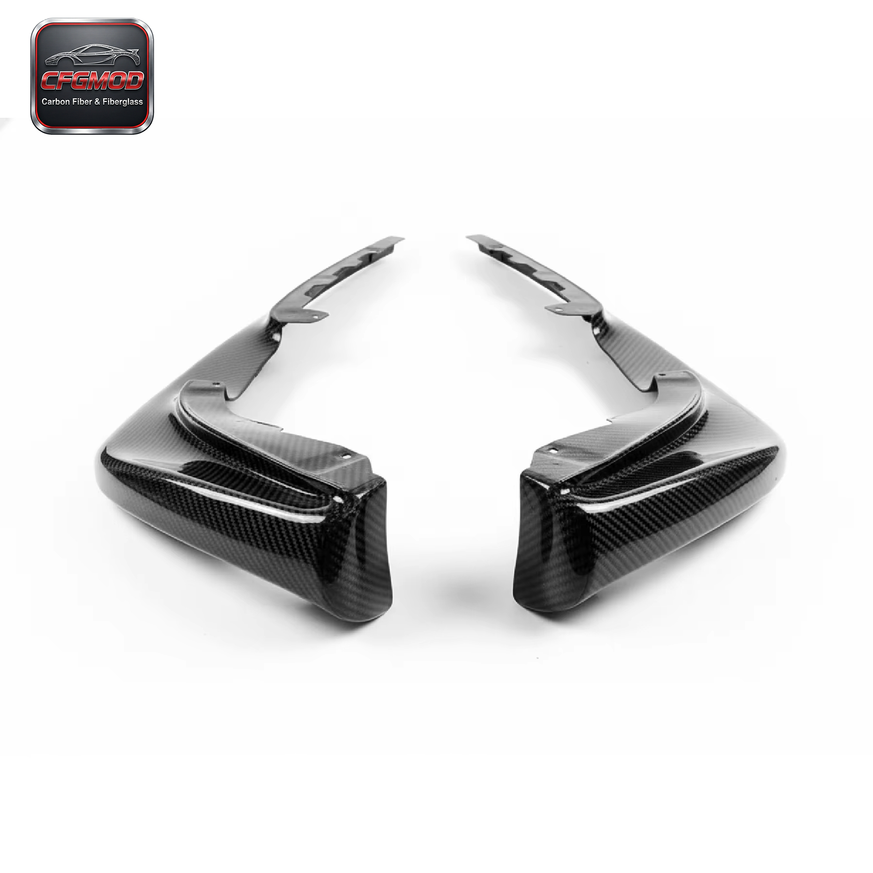 1992-1997 RX7 FD3S OEM Front Lip 2pcs Carbon Fiber Black New High Quality Excellent Fitment — 2