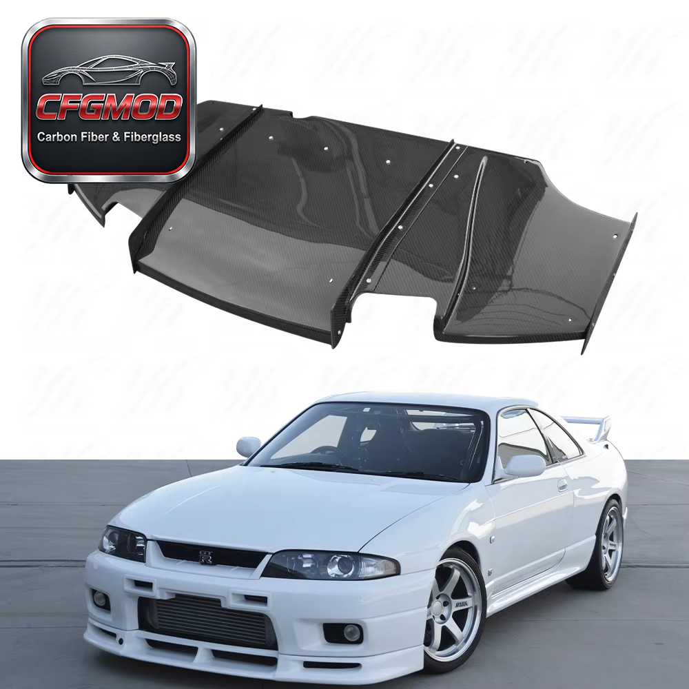 2008-2012 Evolution 10 EVO X VS Style Lightweight High Quality Rear Diffuser 5pcs — 1