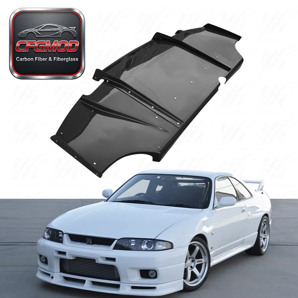 2008-2012 Evolution 10 EVO X VS Style Lightweight High Quality Rear Diffuser 5pcs — 2