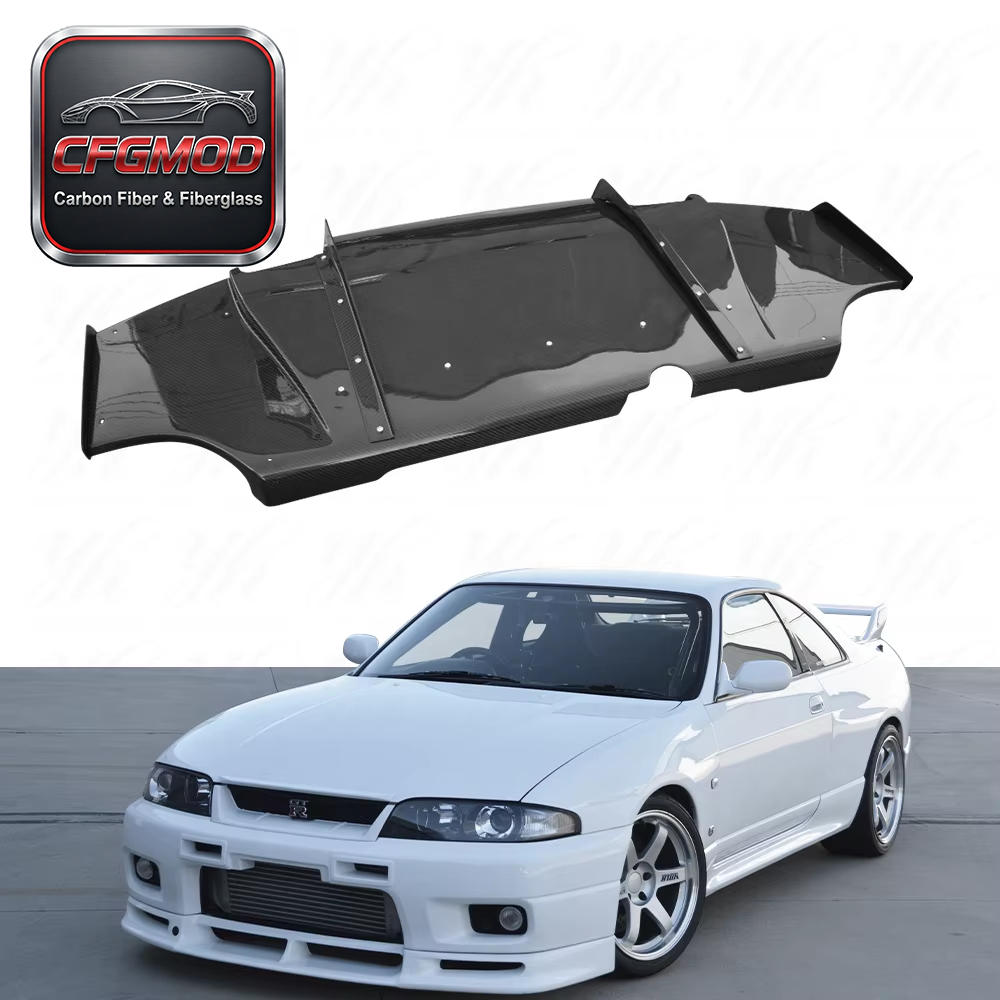2008-2012 Evolution 10 EVO X VS Style Lightweight High Quality Rear Diffuser 5pcs — 3