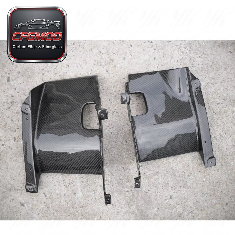 Mitsubishi Lancer EVO X EVO 10 Carbon Fiber Intercooler Side Plates (Pair)-Black — 7