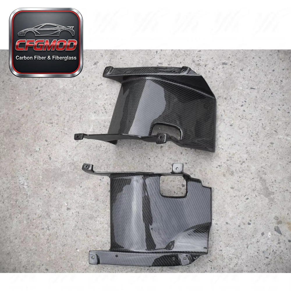 Mitsubishi Lancer EVO X EVO 10 Carbon Fiber Intercooler Side Plates (Pair)-Black — 8