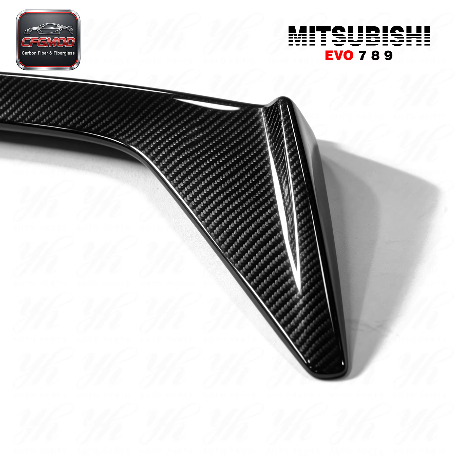 For 2001-2007 Evolution 7 8 9 EVO 7 8 9 Rear Wing (Original Spoiler Needs to Be Removed) CF — 4