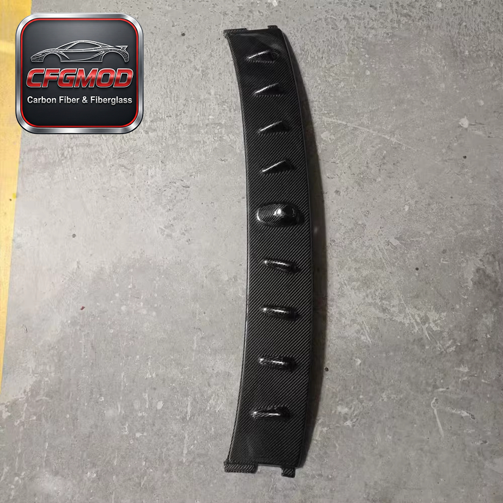 Black Carbon Fiber Rear Roof Spoiler Wing for 2001-2007 Lancer Evolution EVO 7 8 9 Vortex Air Generator Brand — 8