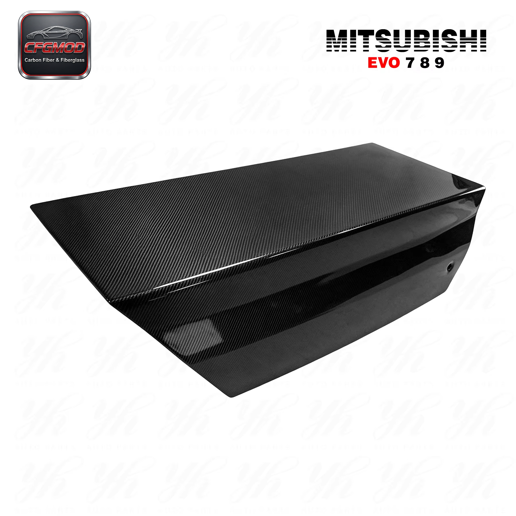 Carbon Fiber CF Rear Trunk Bootlid for EVO 7 8 9 OEM Style — 2