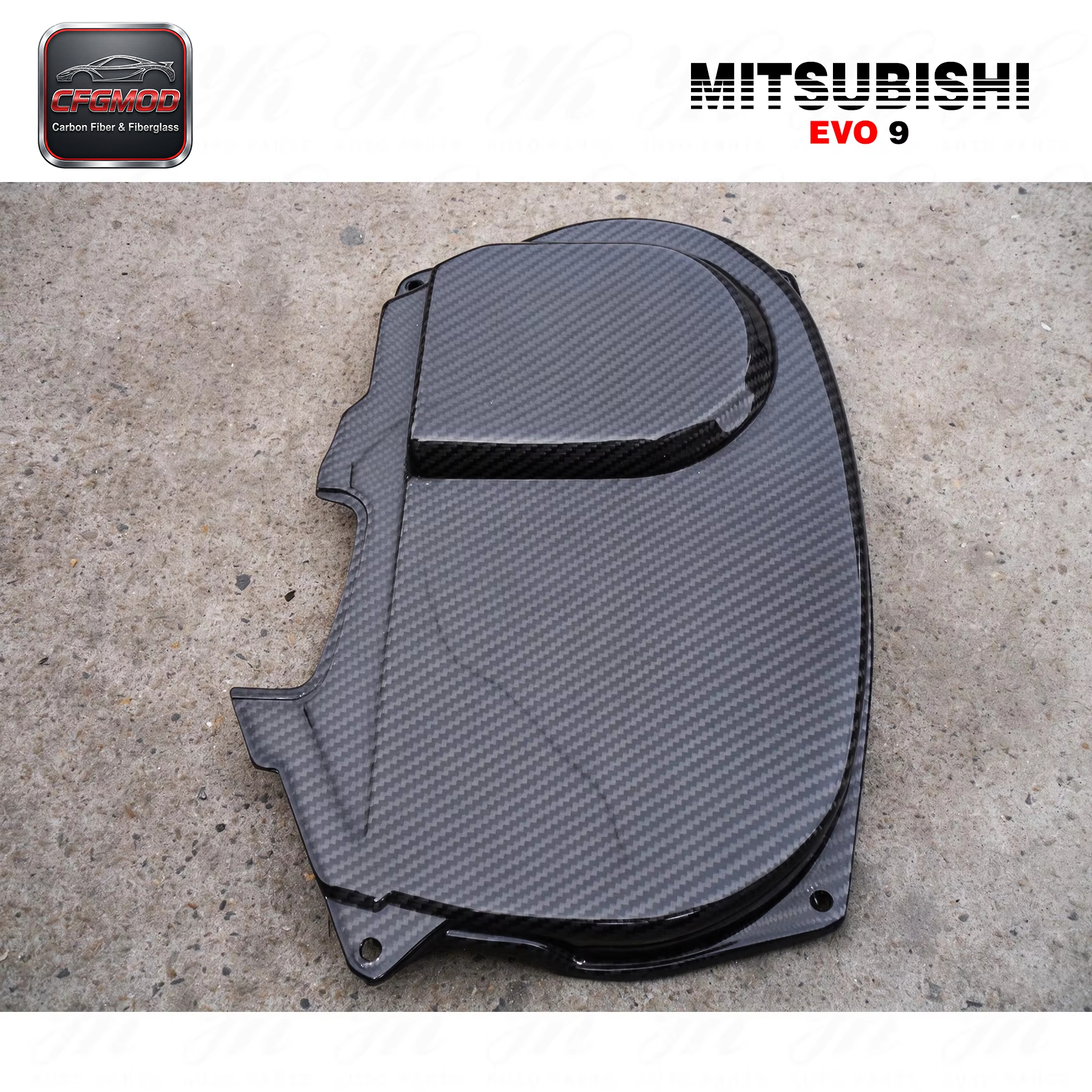For 2006-2007 Evolution EVO 9 Carbon Fiber Cam Cover Mivec Cover — 6