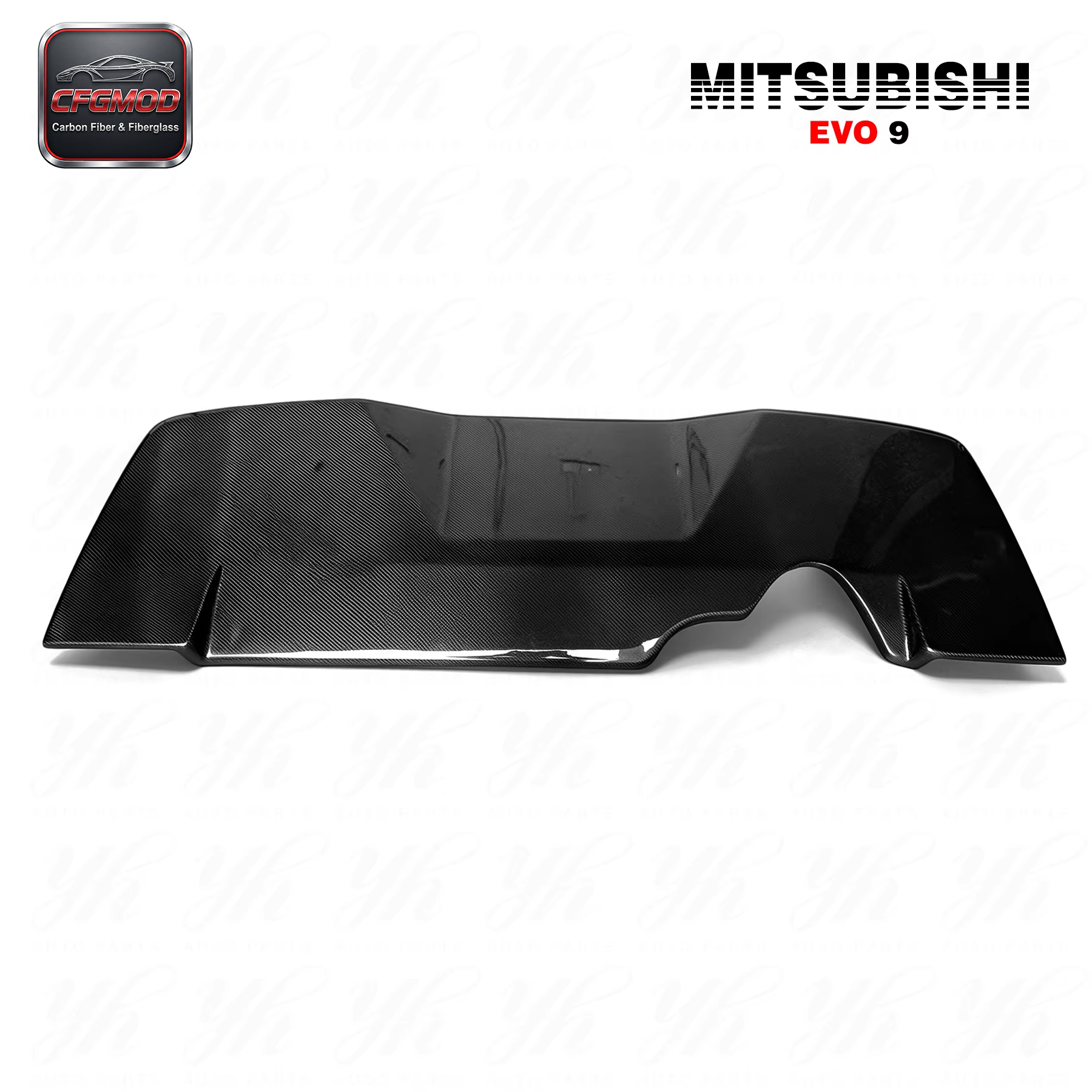 1989-1992 Mitsubishi Lancer EVO 9 JDM VTX Style Rear Diffuser Carbon Fiber High Quality Easy Installation — 1