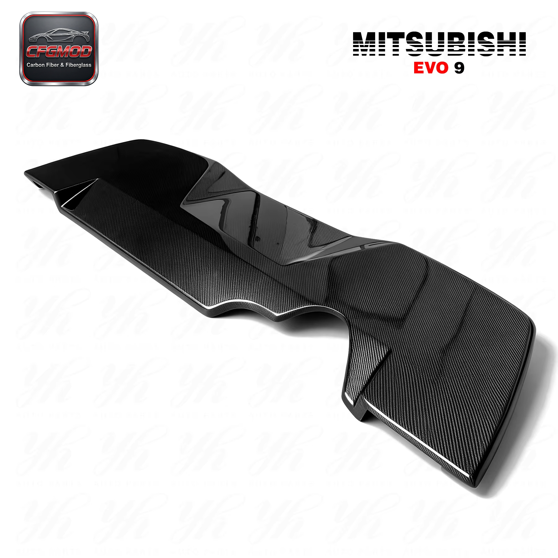 1989-1992 Mitsubishi Lancer EVO 9 JDM VTX Style Rear Diffuser Carbon Fiber High Quality Easy Installation — 2