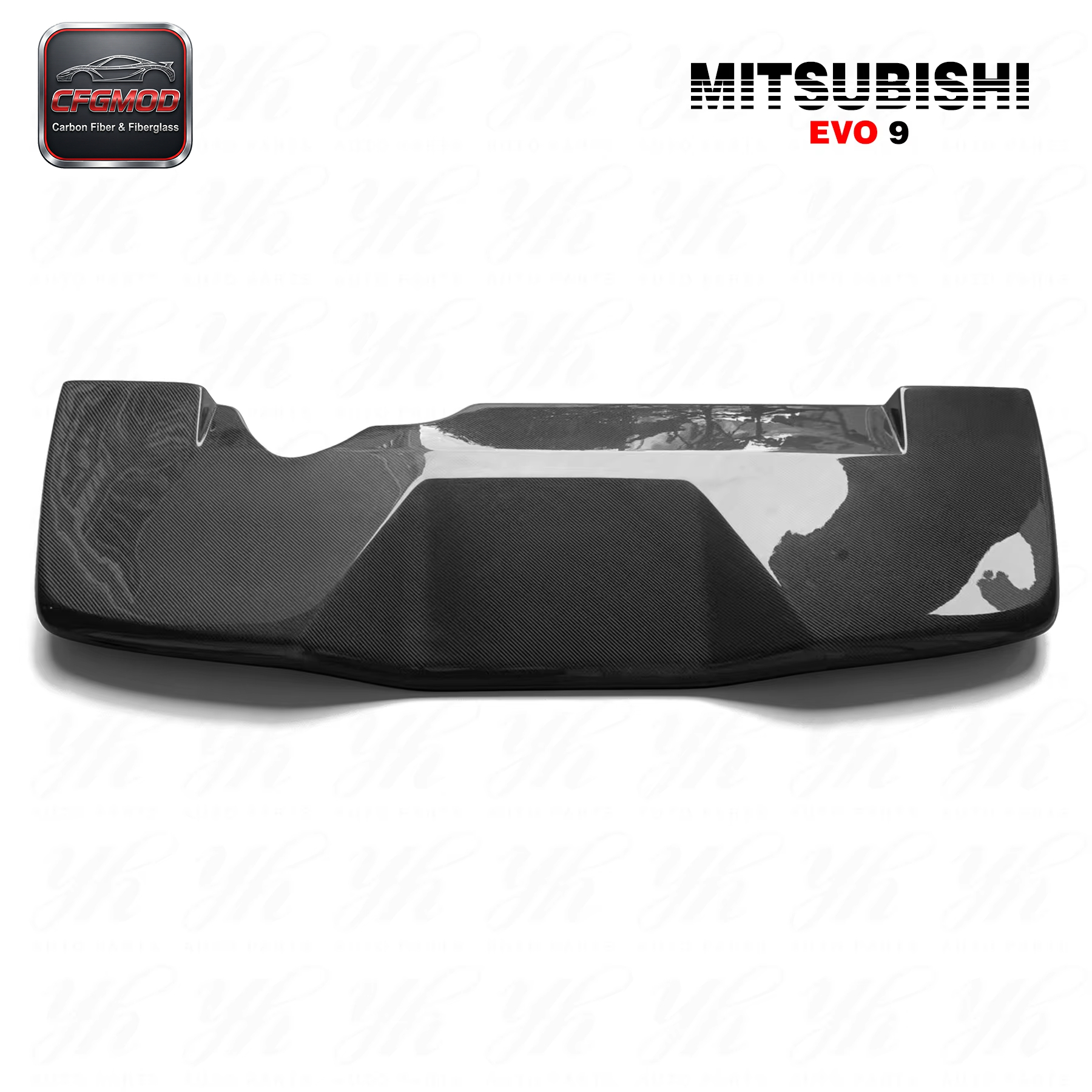 1989-1992 Mitsubishi Lancer EVO 9 JDM VTX Style Rear Diffuser Carbon Fiber High Quality Easy Installation — 3