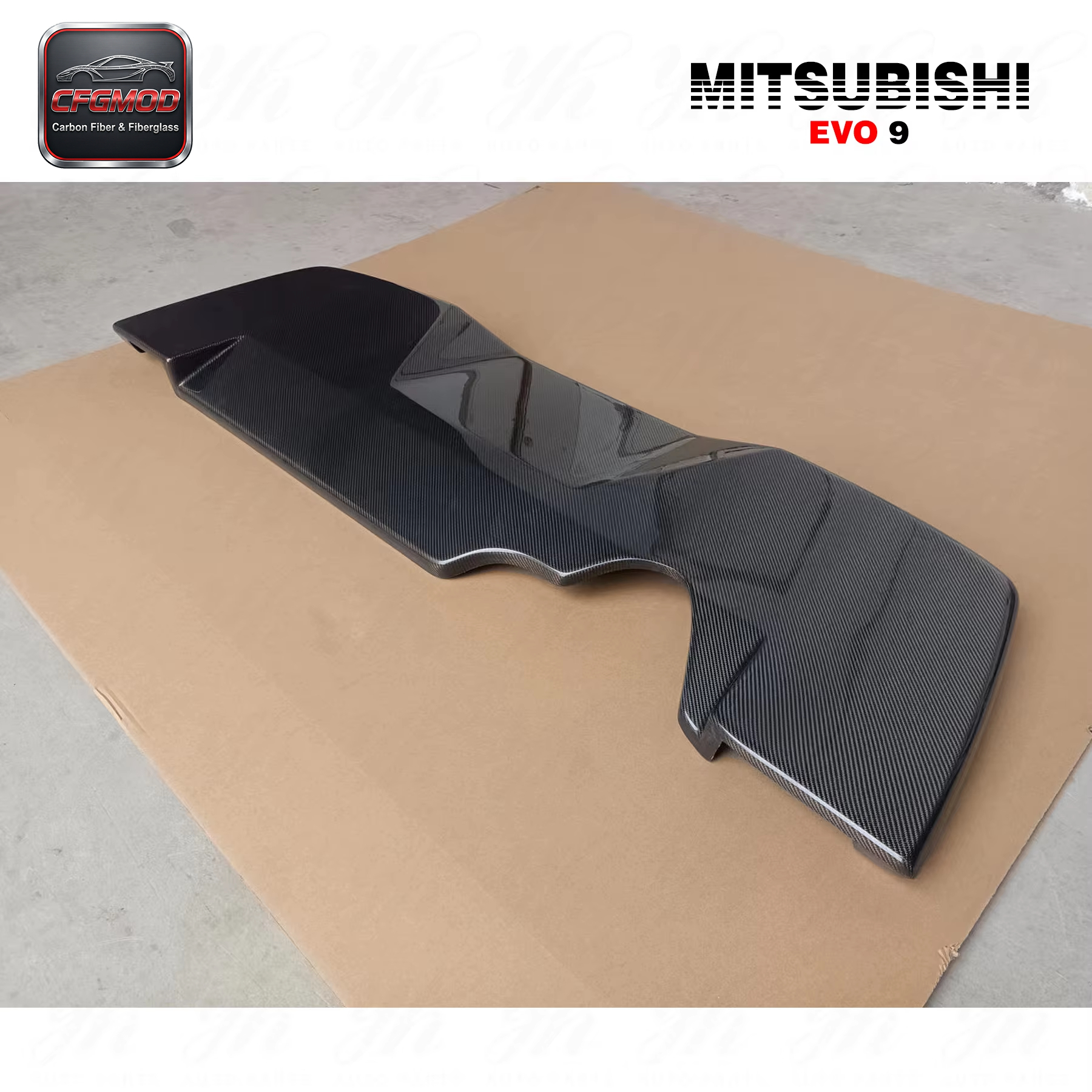 1989-1992 Mitsubishi Lancer EVO 9 JDM VTX Style Rear Diffuser Carbon Fiber High Quality Easy Installation — 7