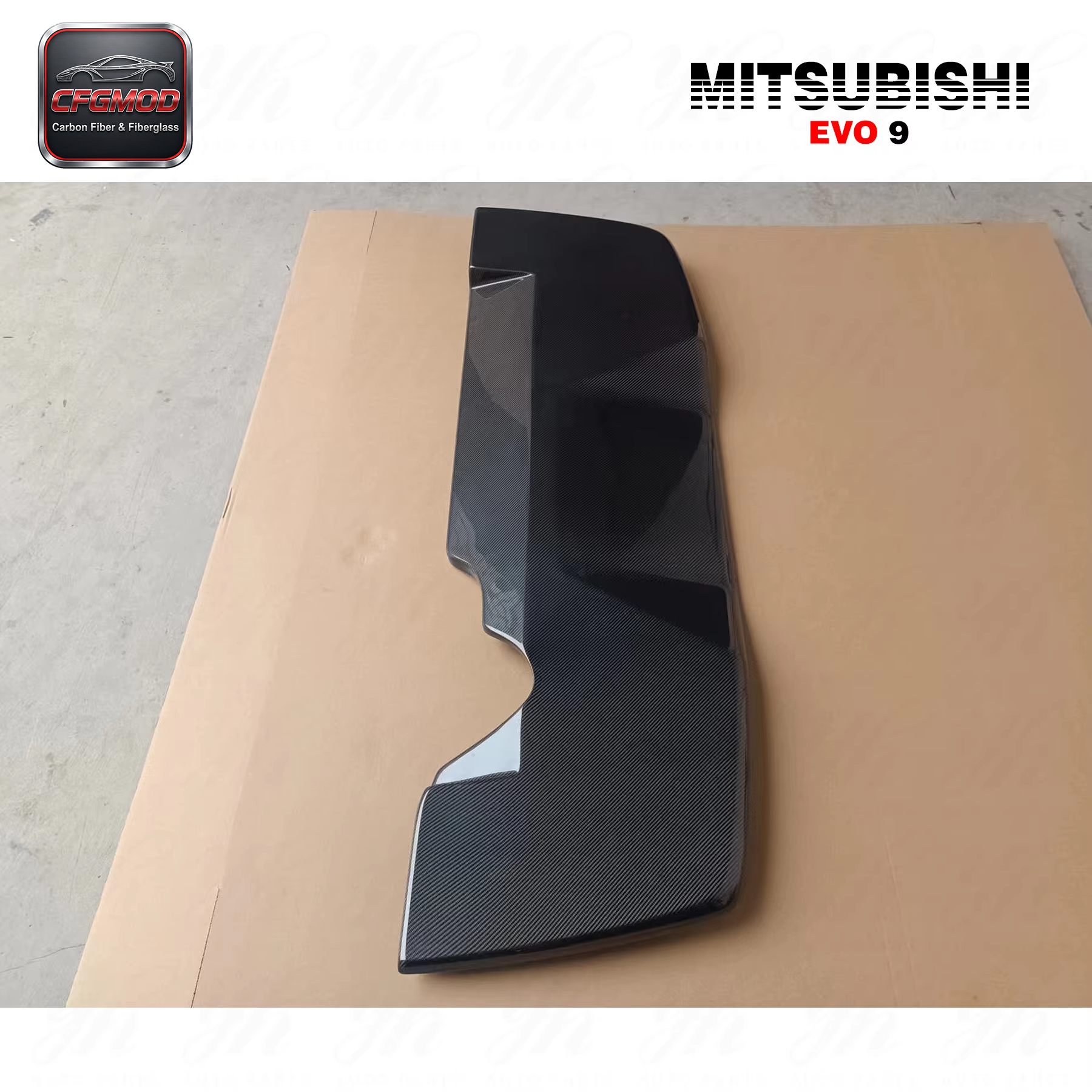 1989-1992 Mitsubishi Lancer EVO 9 JDM VTX Style Rear Diffuser Carbon Fiber High Quality Easy Installation — 9