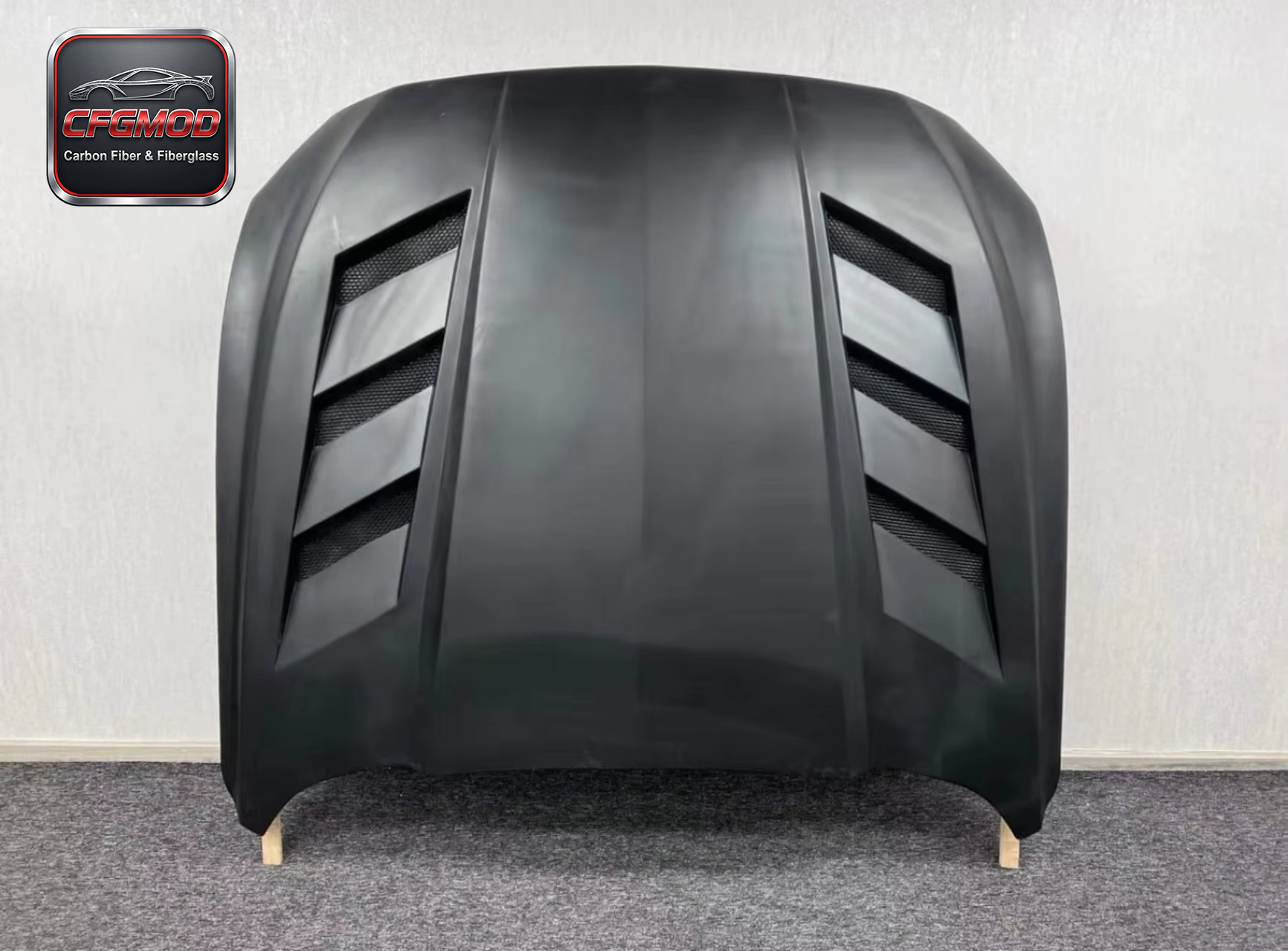AC Style Carbon Fiber Rear Bumper Lip Diffuser for 2015-2017 Ford Mustang Tuning Parts — 10