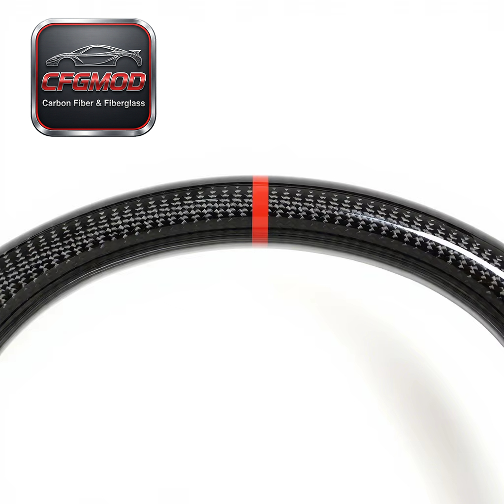 Cross-Border Best-Selling Custom Carbon Fiber Car Steering Wheel for 2024+ for Mustang S650 OLIVER — 4