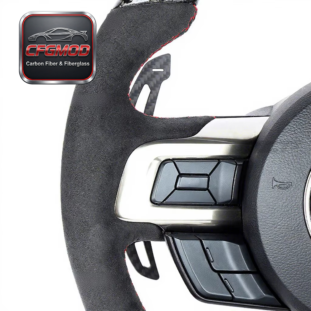 For Ford 2015-2023 Mustang Shelby GT350 GT500 Magnetic Shift Paddle Hollowed-out Extended Style FUTA Model — 4