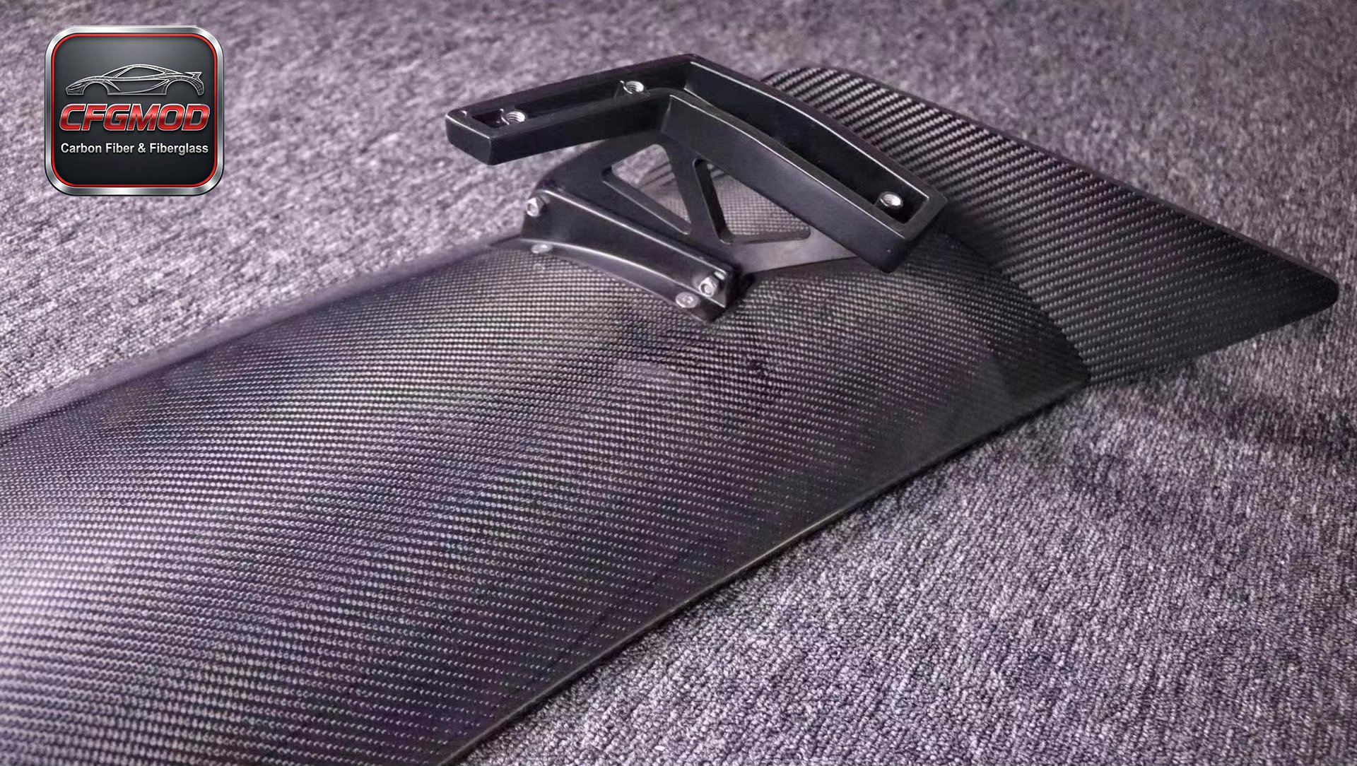 GT500 Style Carbon Fiber L-Bracket Rear Trunk Spoiler Wing for 2015-2023 Ford Mustang Tuning Parts — 6