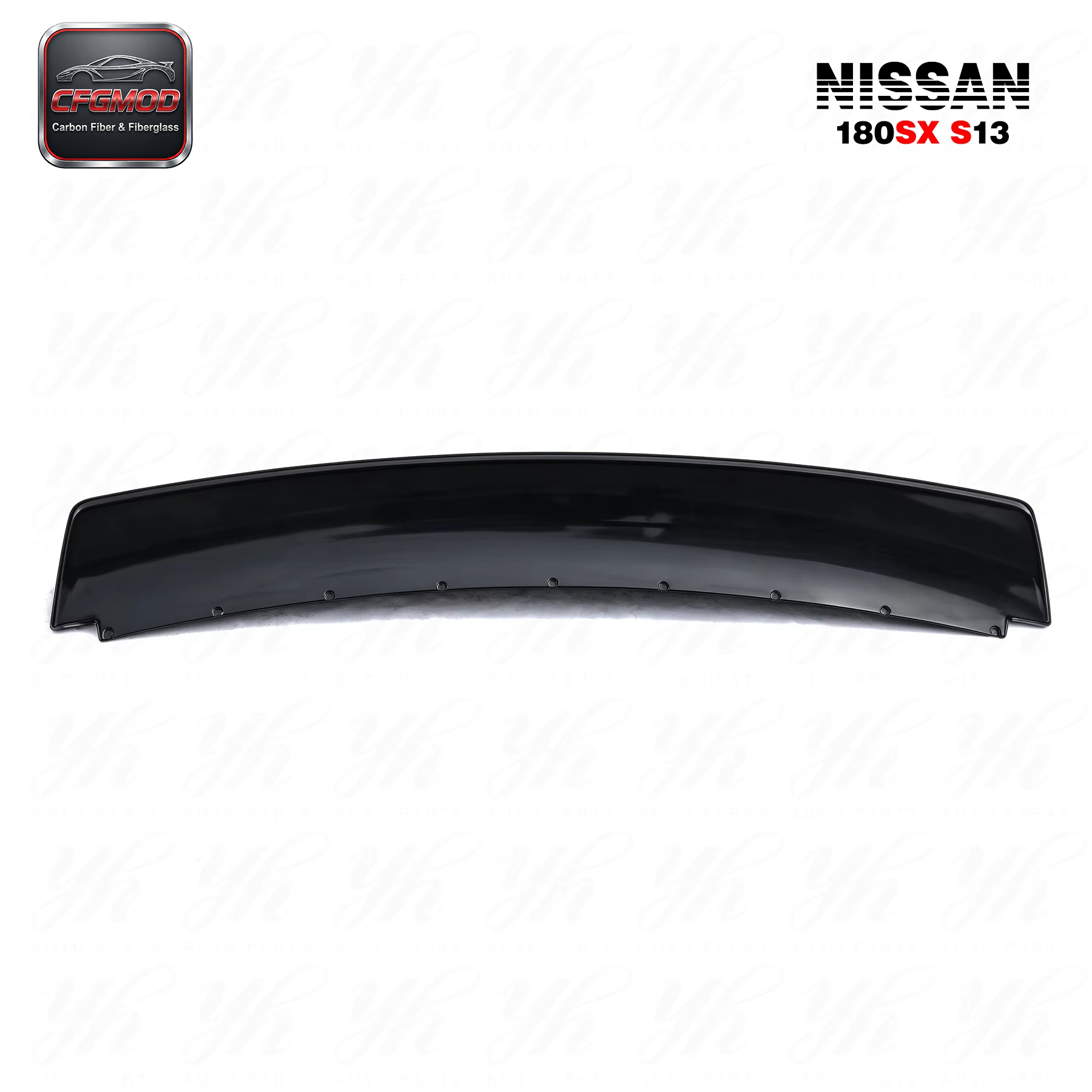 For 180SX Rocket Bunny Style Rear Spoiler Wing Carbon Fiber( or FRP) — 4