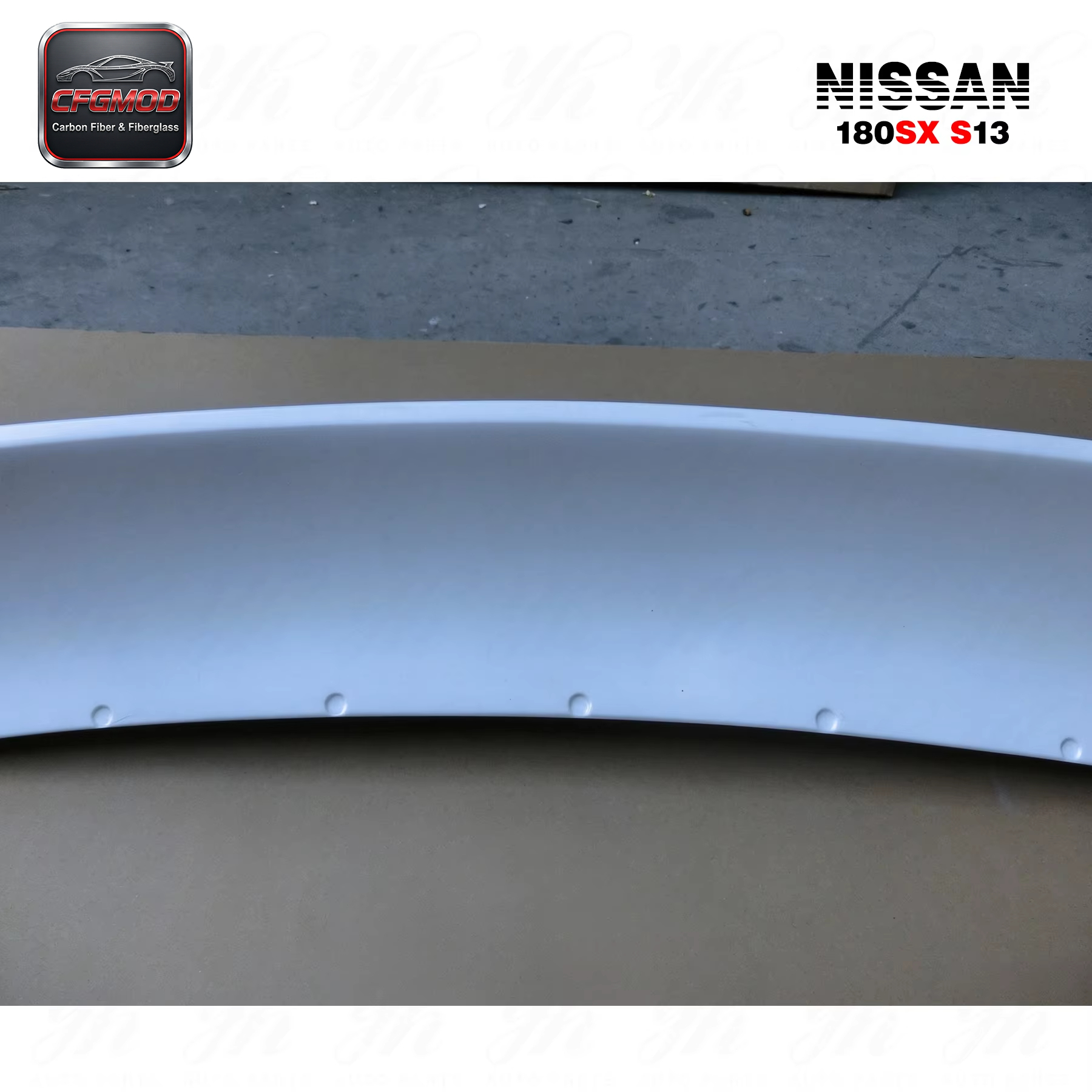 For 180SX Rocket Bunny Style Rear Spoiler Wing Carbon Fiber( or FRP) — 7