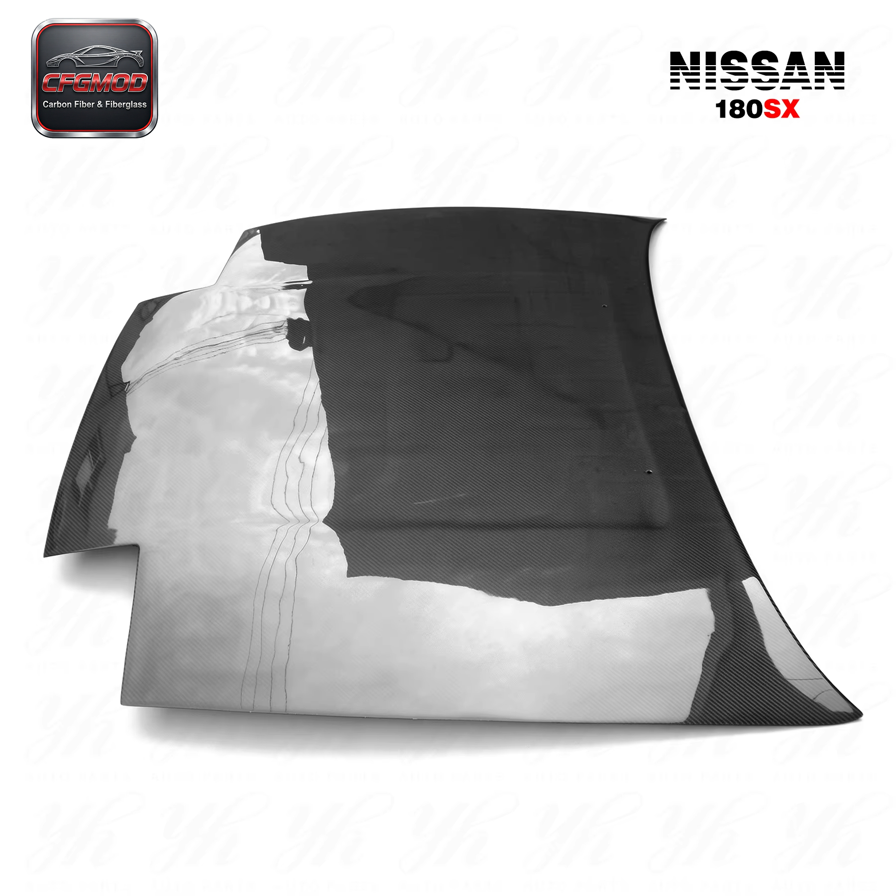 New 180SX OEM Style Carbon Fiber Front Hood-High Quality Easy Installation — 3