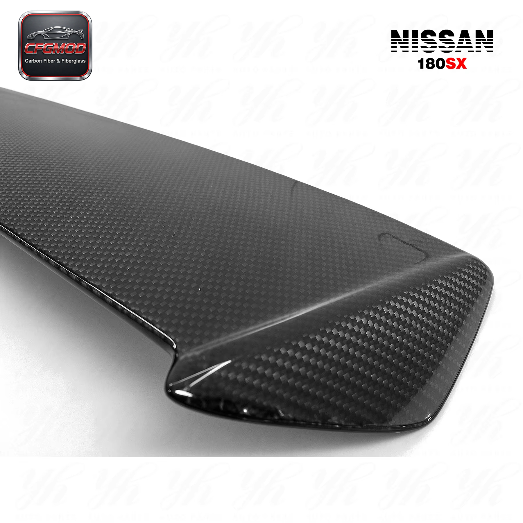 High Quality 180SX RPS13 Dmax Style Carbon Fiber Roof Spoiler for 1988-1994 Rear Right Position Easy Installation — 9