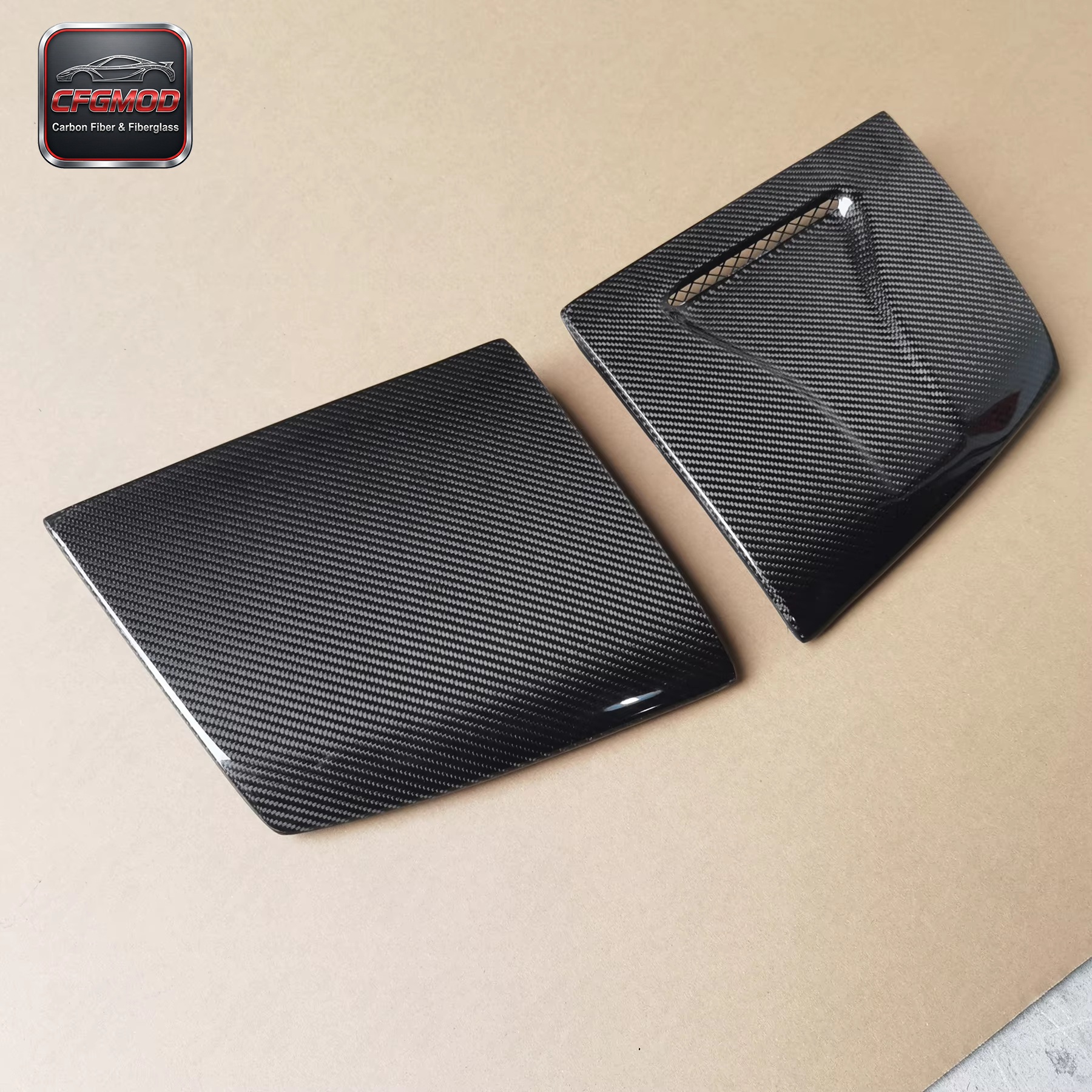High Quality for for 180SX Vented Style Carbon Fiber Headlight Cover — 8