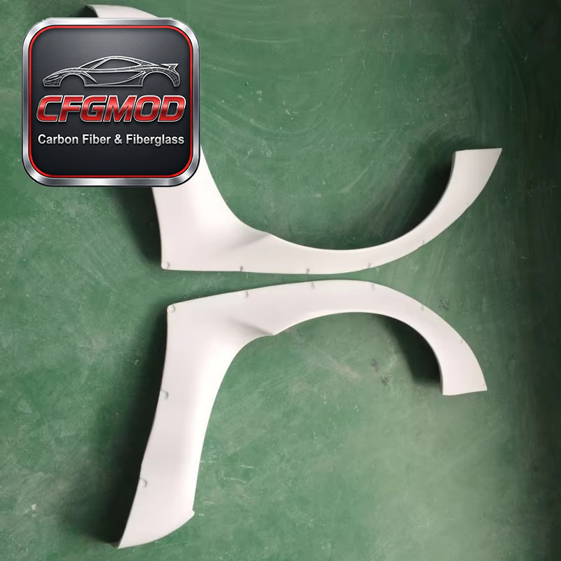 For 1989-1994 180SX RPS13 Rocket Bunny V2 Front Fenders (Pair) Glass Fiber — 3