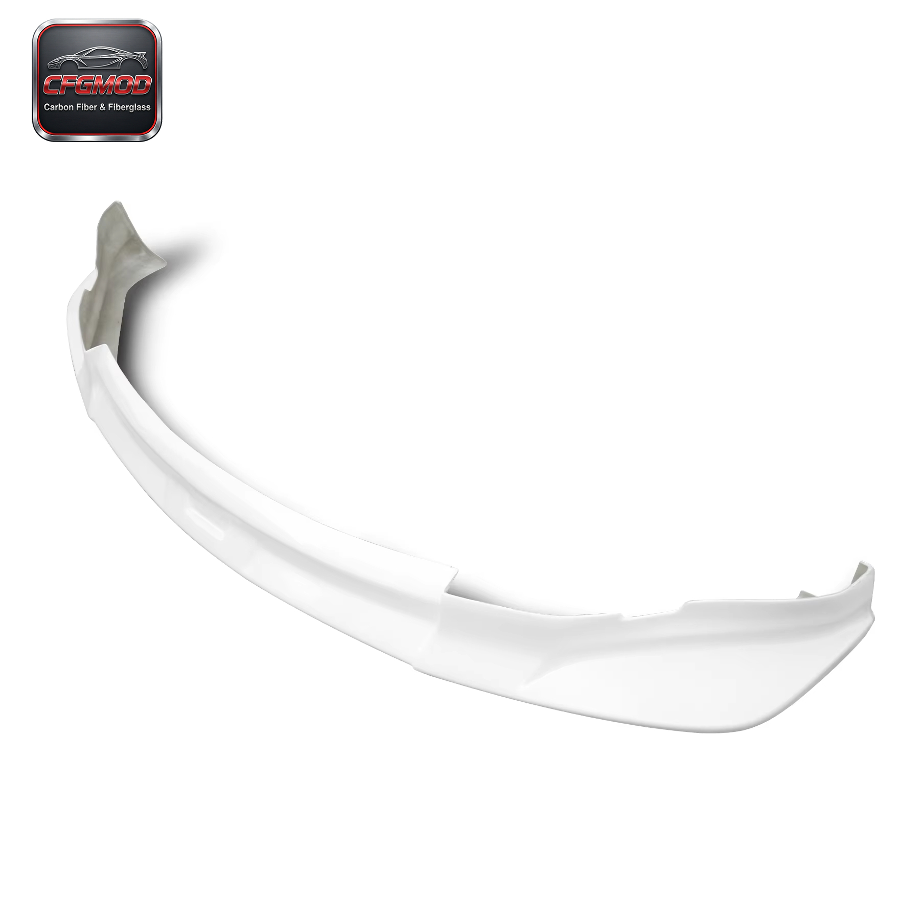 New White 350Z C-west FRP Front Lip Glass Fiber for 2005-2016 with Excellent Fitment for Retrofit/Upgrade — 3