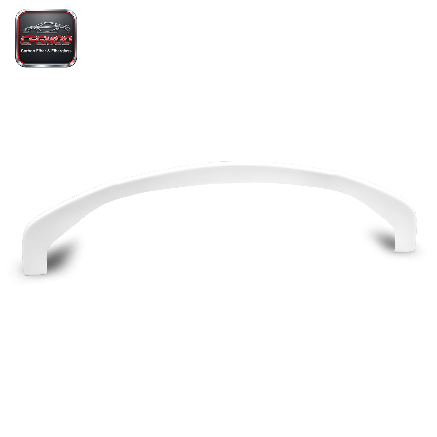 New White 350Z C-west FRP Front Lip Glass Fiber for 2005-2016 with Excellent Fitment for Retrofit/Upgrade — 4