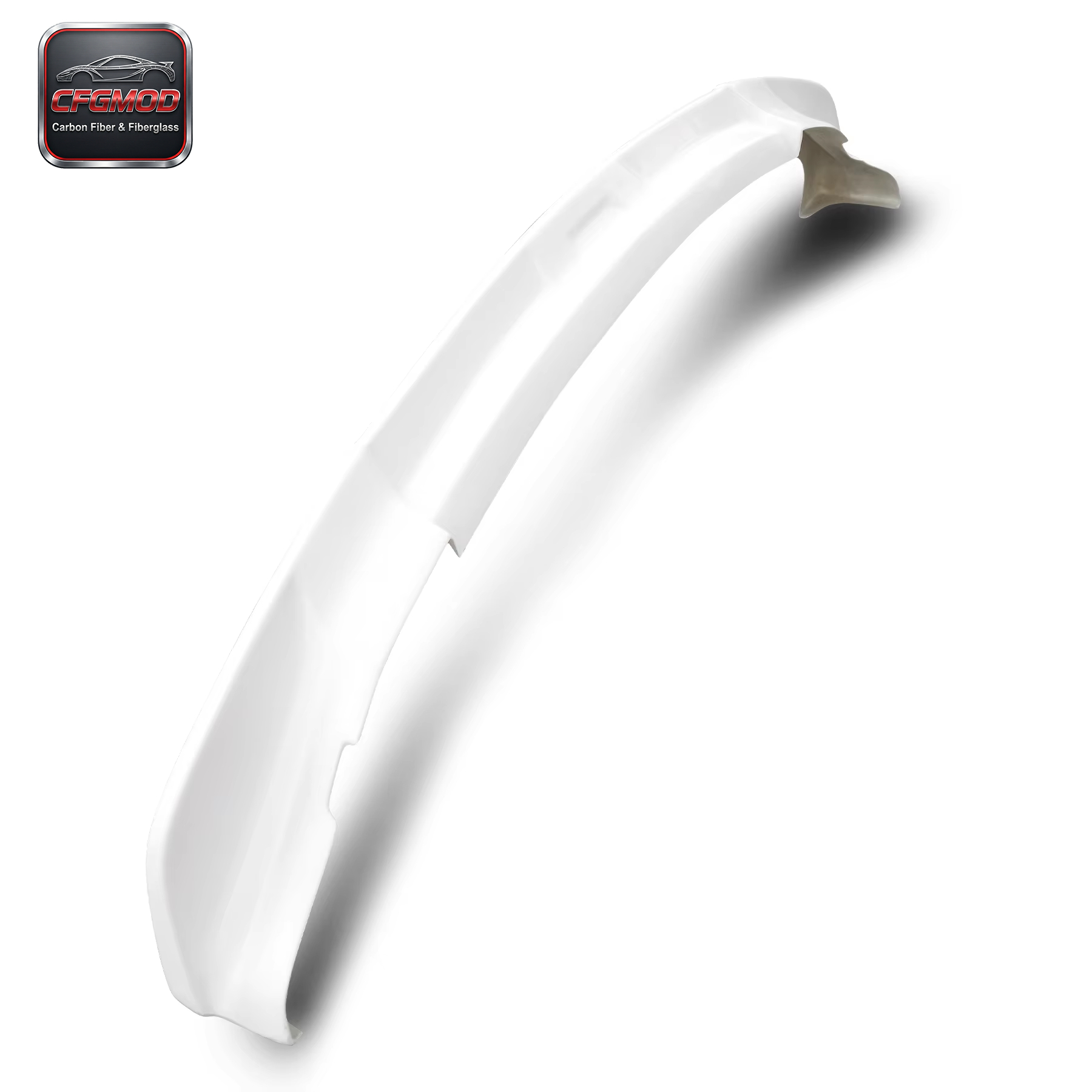 New White 350Z C-west FRP Front Lip Glass Fiber for 2005-2016 with Excellent Fitment for Retrofit/Upgrade — 5