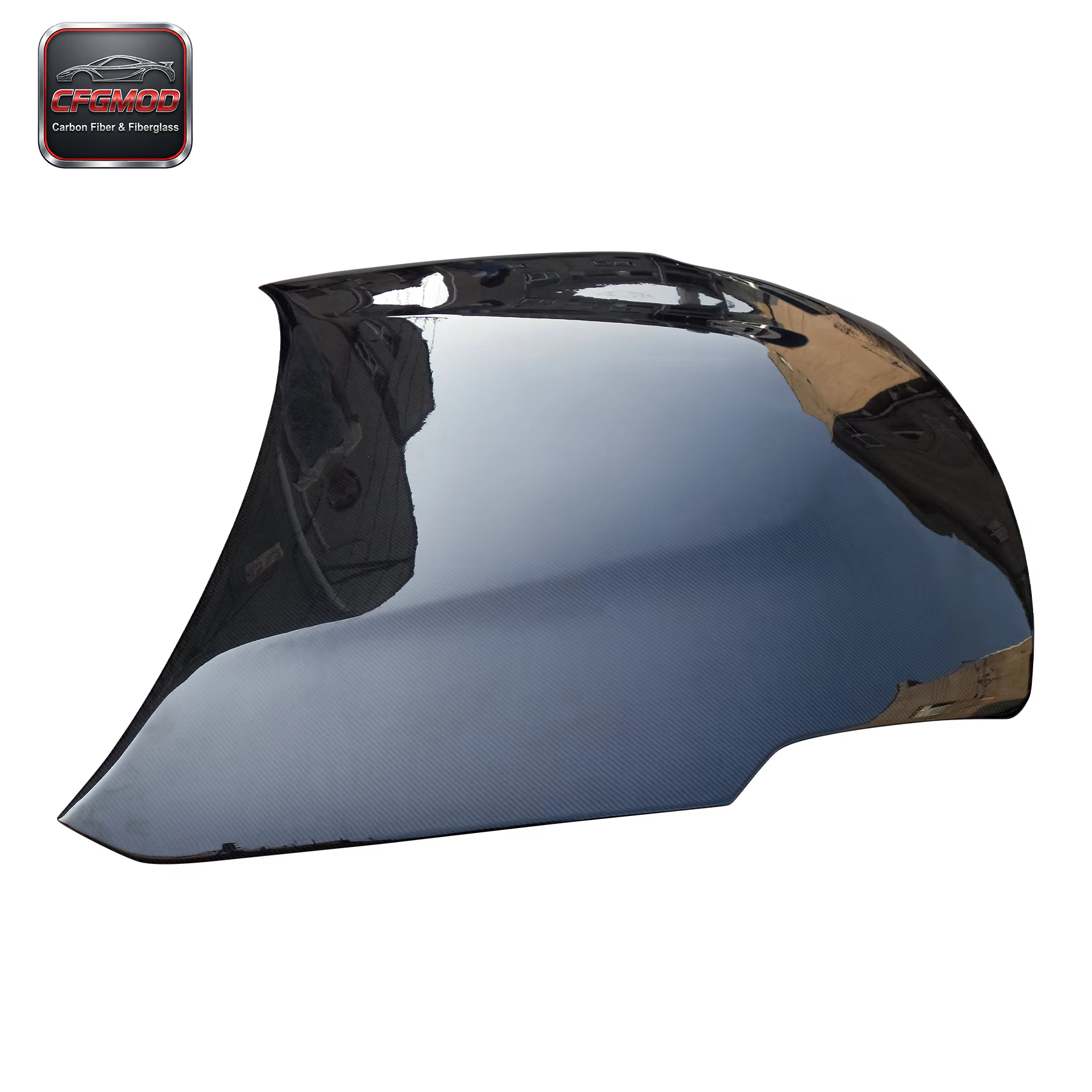 New for 350Z OEM Carbon Fiber High Gloss Black Engine Hood — 2