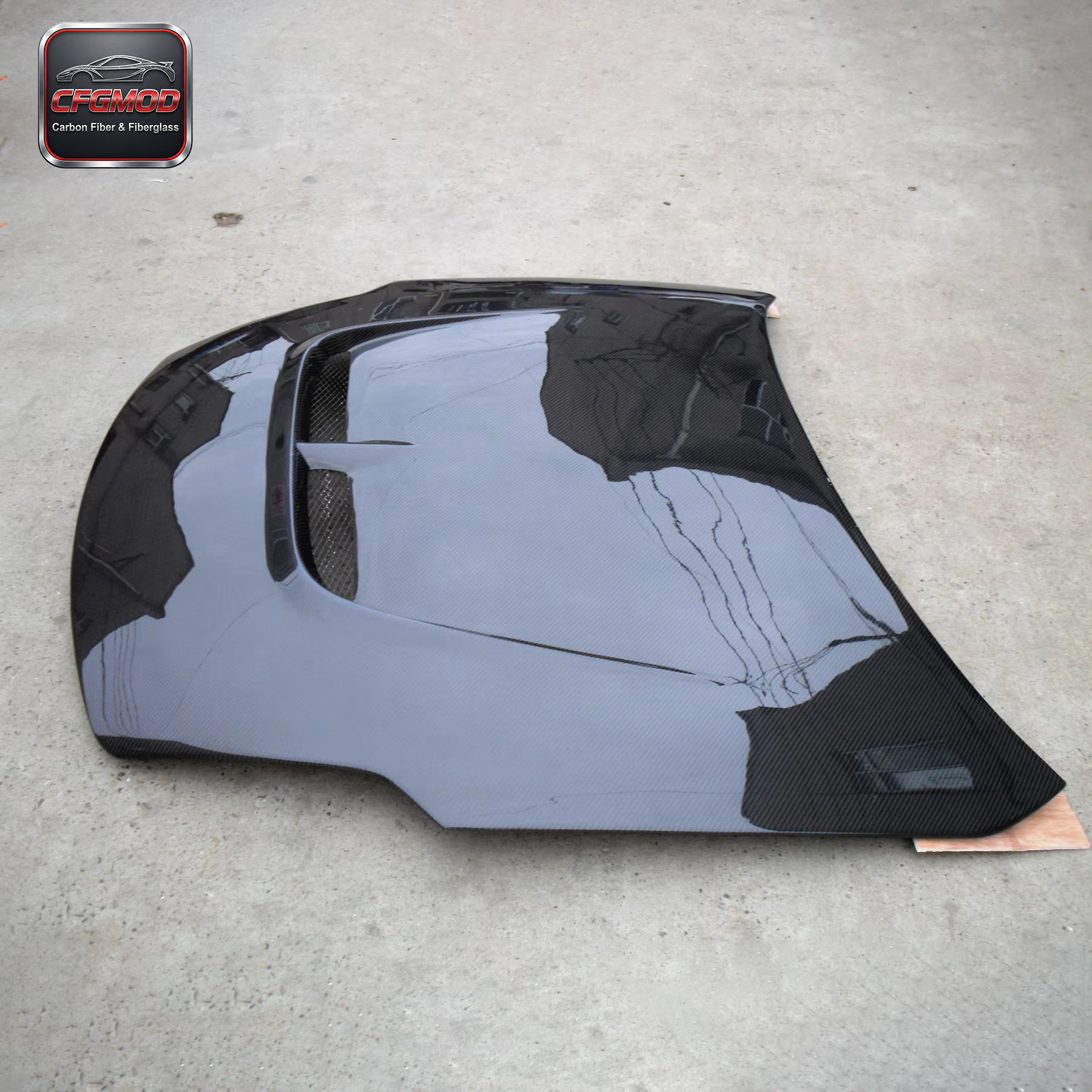 For 2002-2005 350Z Z33 Vented HOOD Carbon Fiber — 4