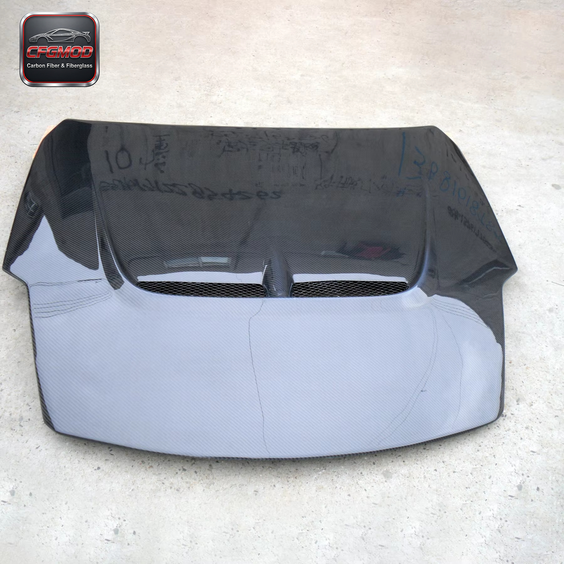 For 2002-2005 350Z Z33 Vented HOOD Carbon Fiber — 5