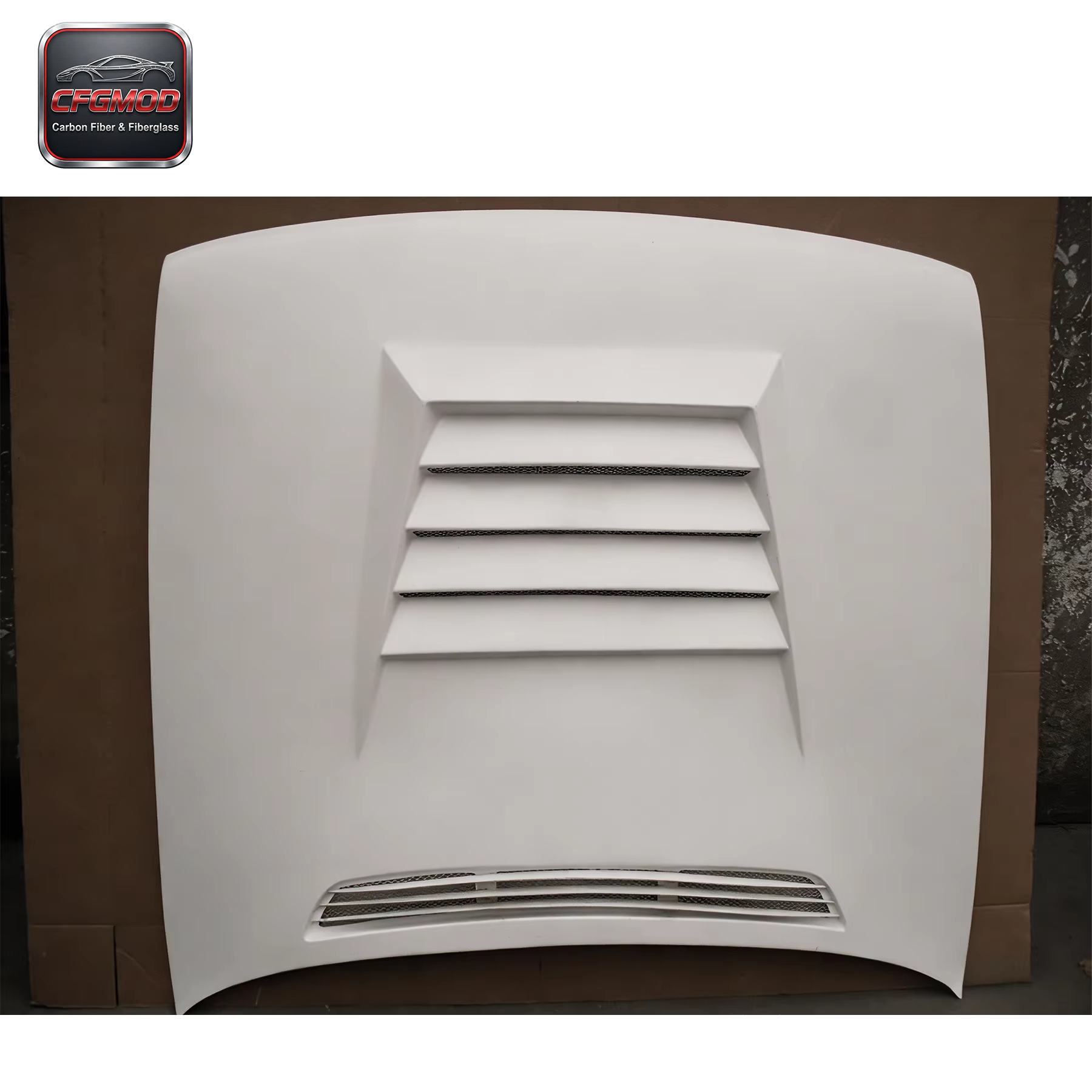 New for A31 DMAX FRP GLASS FIBER HOOD BONNET High Quality CFGMOD Brand Black/White Retrofit/Upgrade — 5