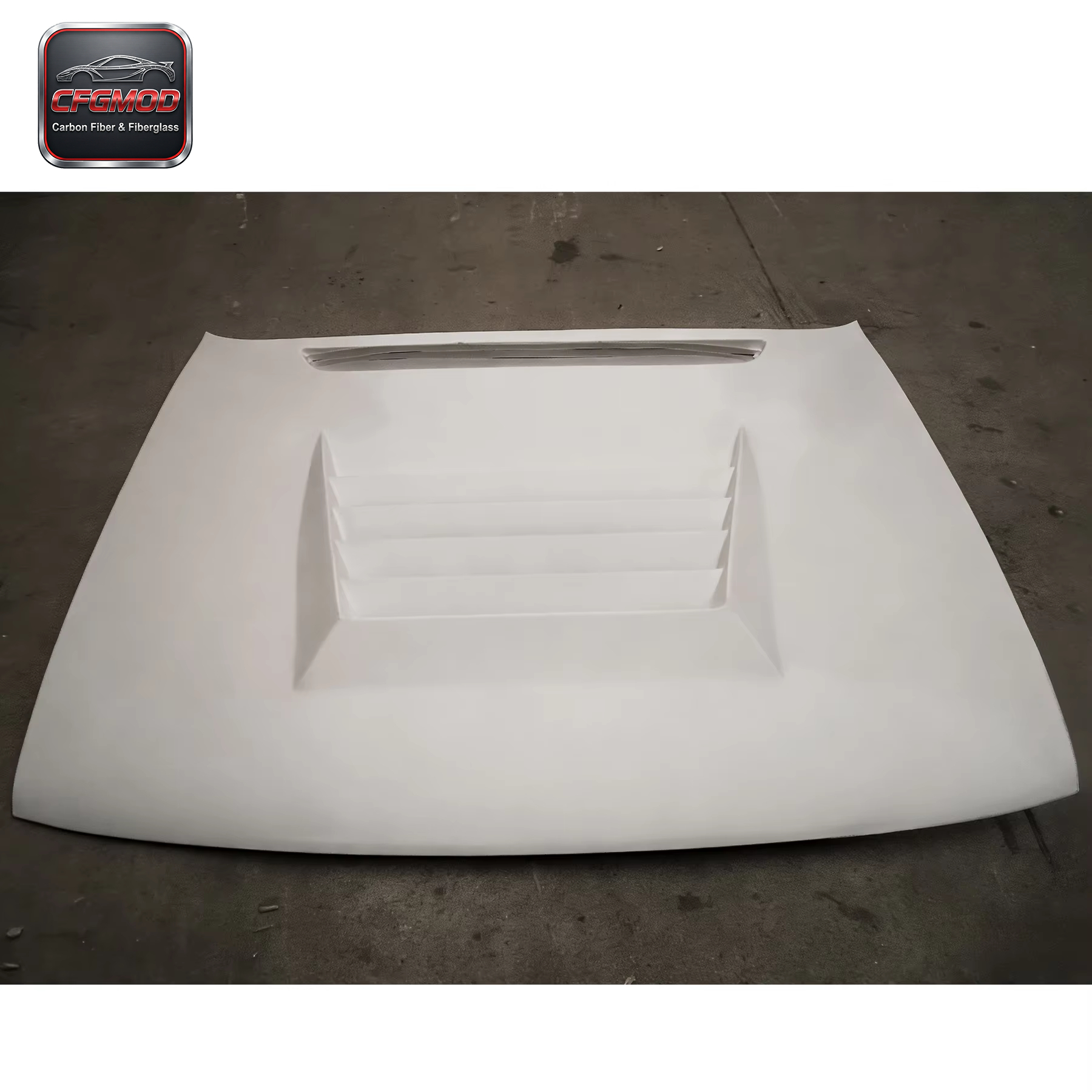New for A31 DMAX FRP GLASS FIBER HOOD BONNET High Quality CFGMOD Brand Black/White Retrofit/Upgrade — 6
