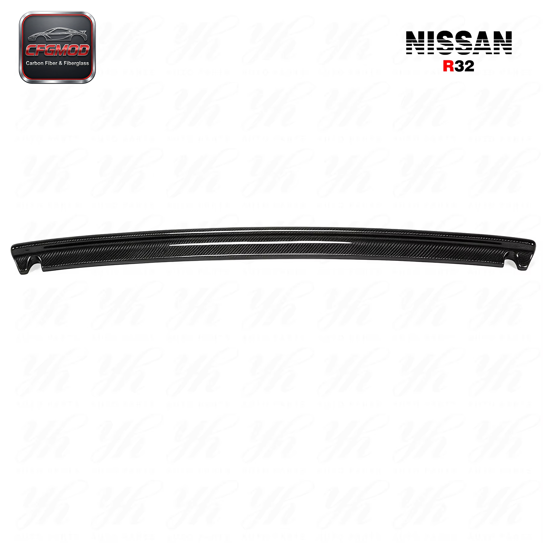 High Quality for 1989-1993 Skyline R32 GTS/GTR Nism NI Style Glass Fiber Rear Bootlid Lip Spoiler — 4