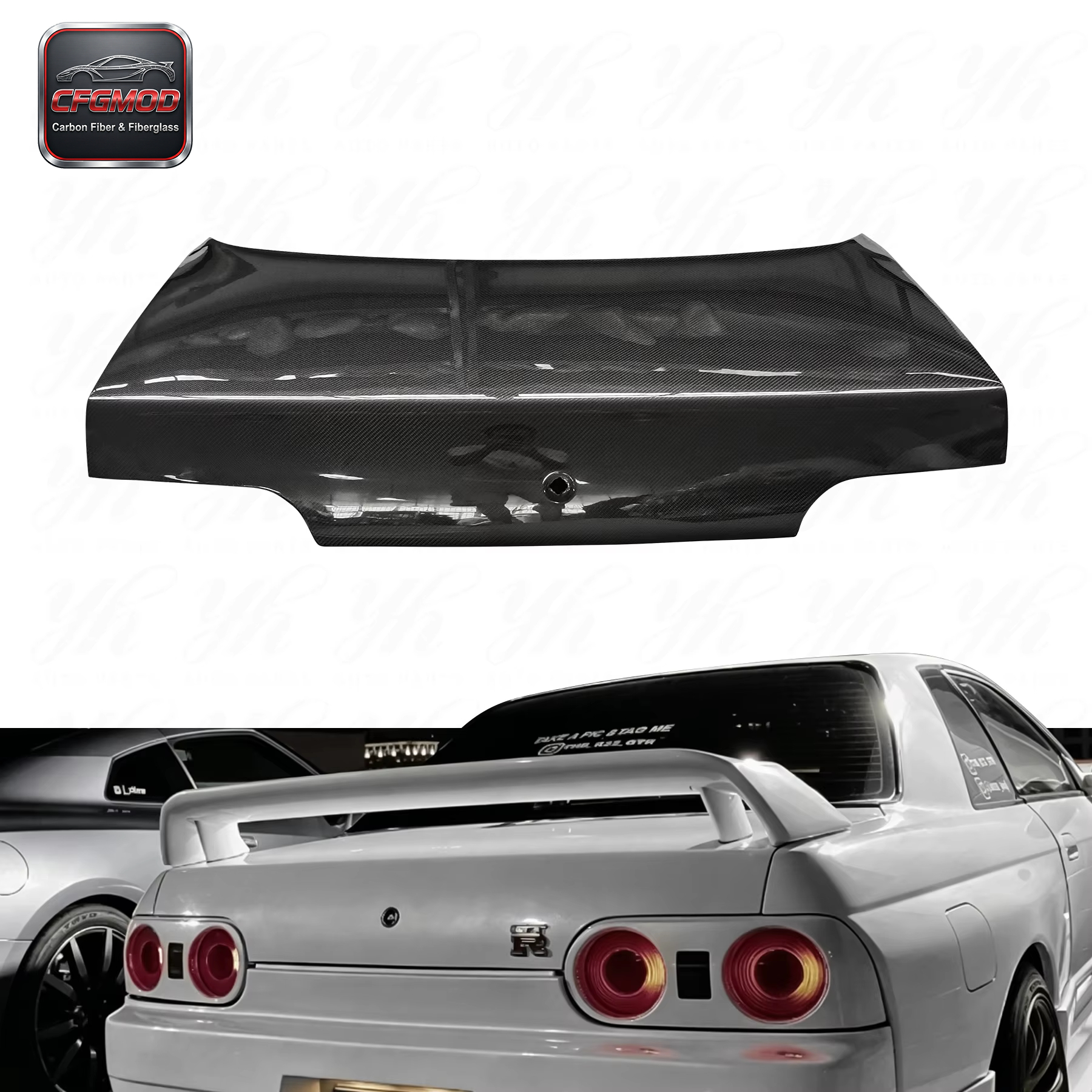 Carbon Fiber OEM Trunk for Skyline R32 CF — 1