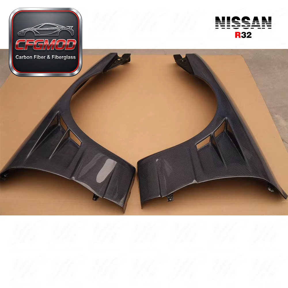 Carbon Fiber Skyline R32 GTS BN-Sports Front Fenders (Pair) CF — 7