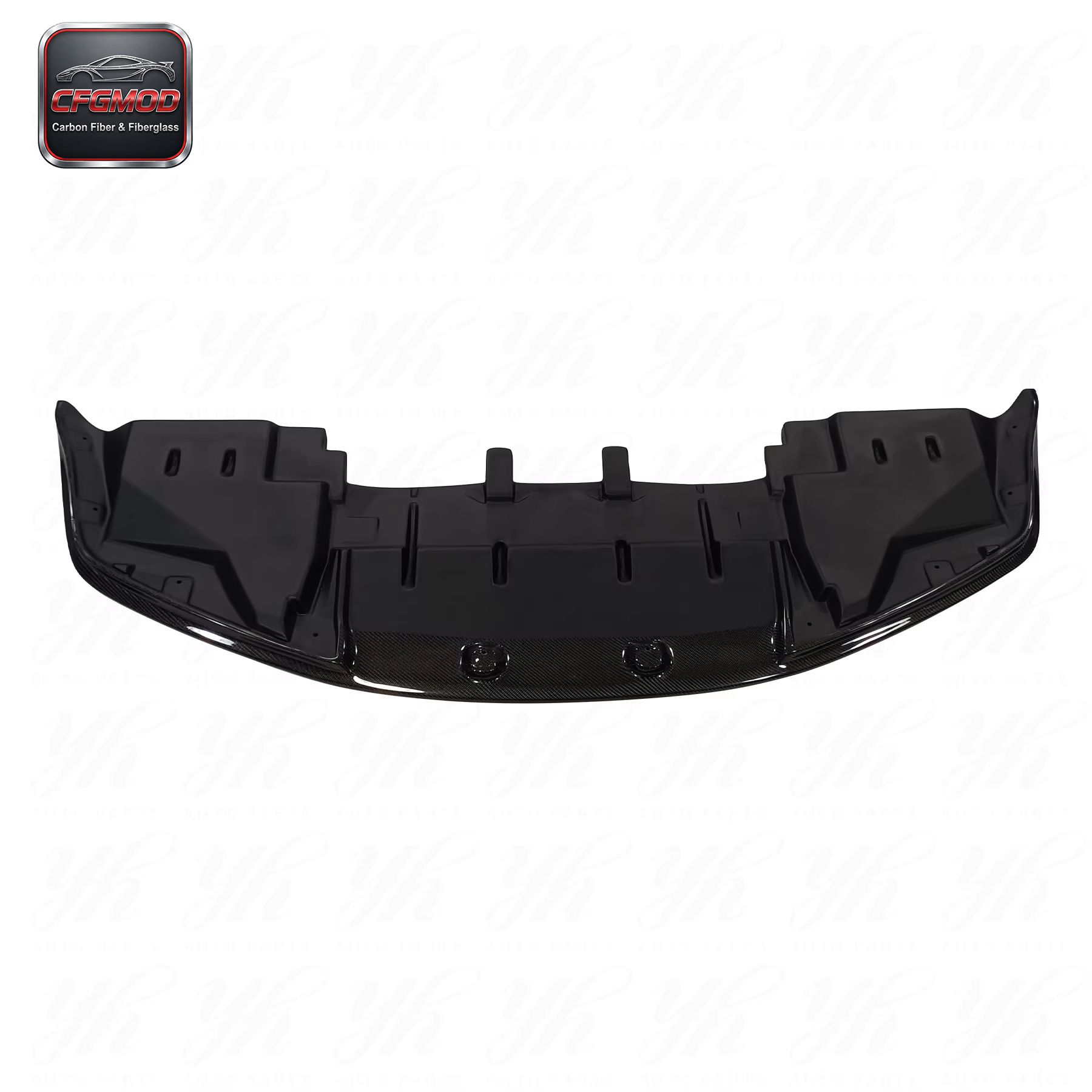 Black Carbon Fiber Front Lip with Under Tray for Skyline R34 GT-R (2008-) Auto Select No Warranty — 3