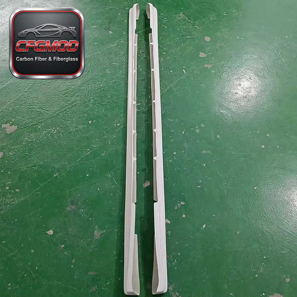 Glass Fiber Side Skirt Extension Spat Extension Addon 189cm Fit for FRP 1999-2002 Skyline R34 GTR NI Style — 5