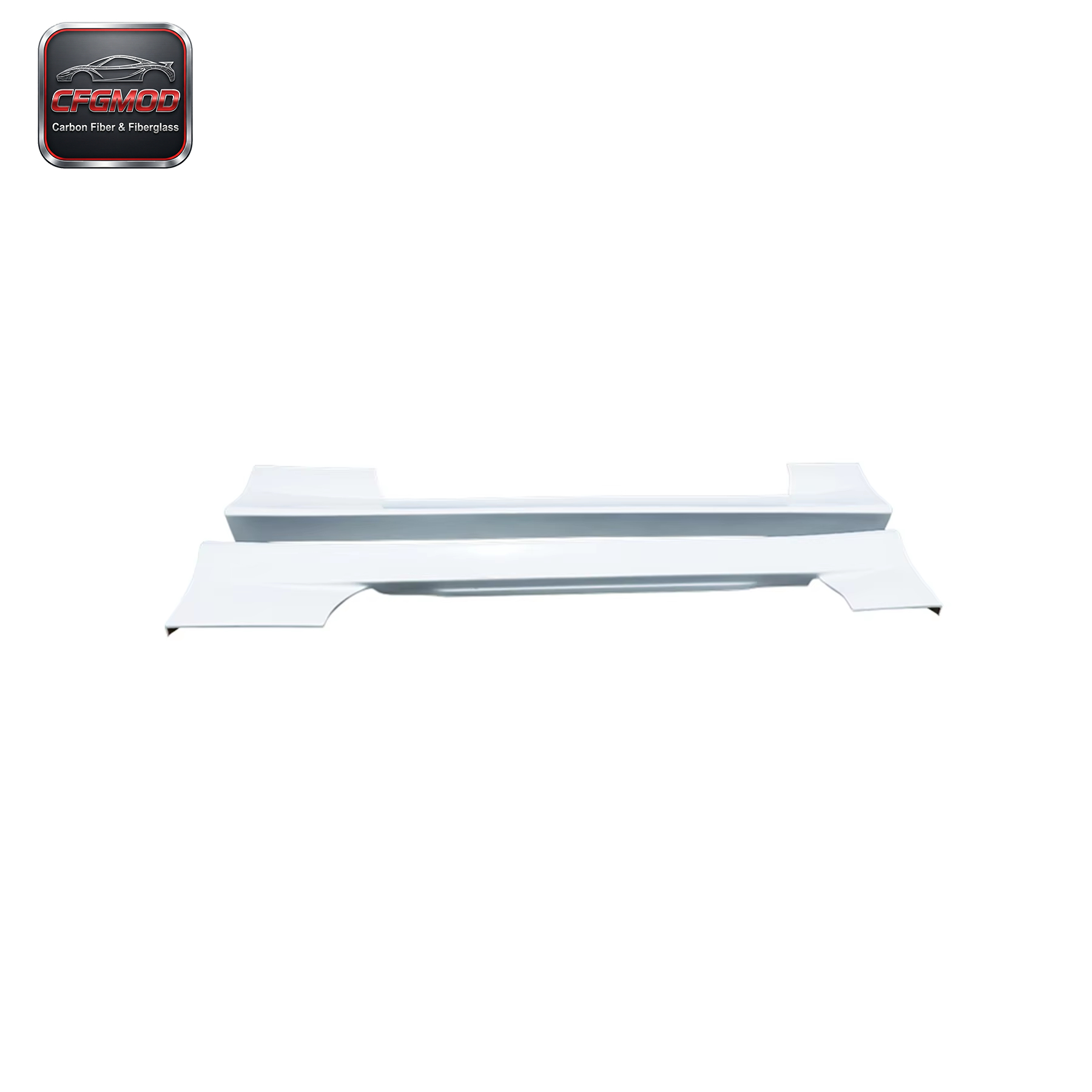 For Silvia S13 Supermade Style Glass Fiber Side Skirt — 2