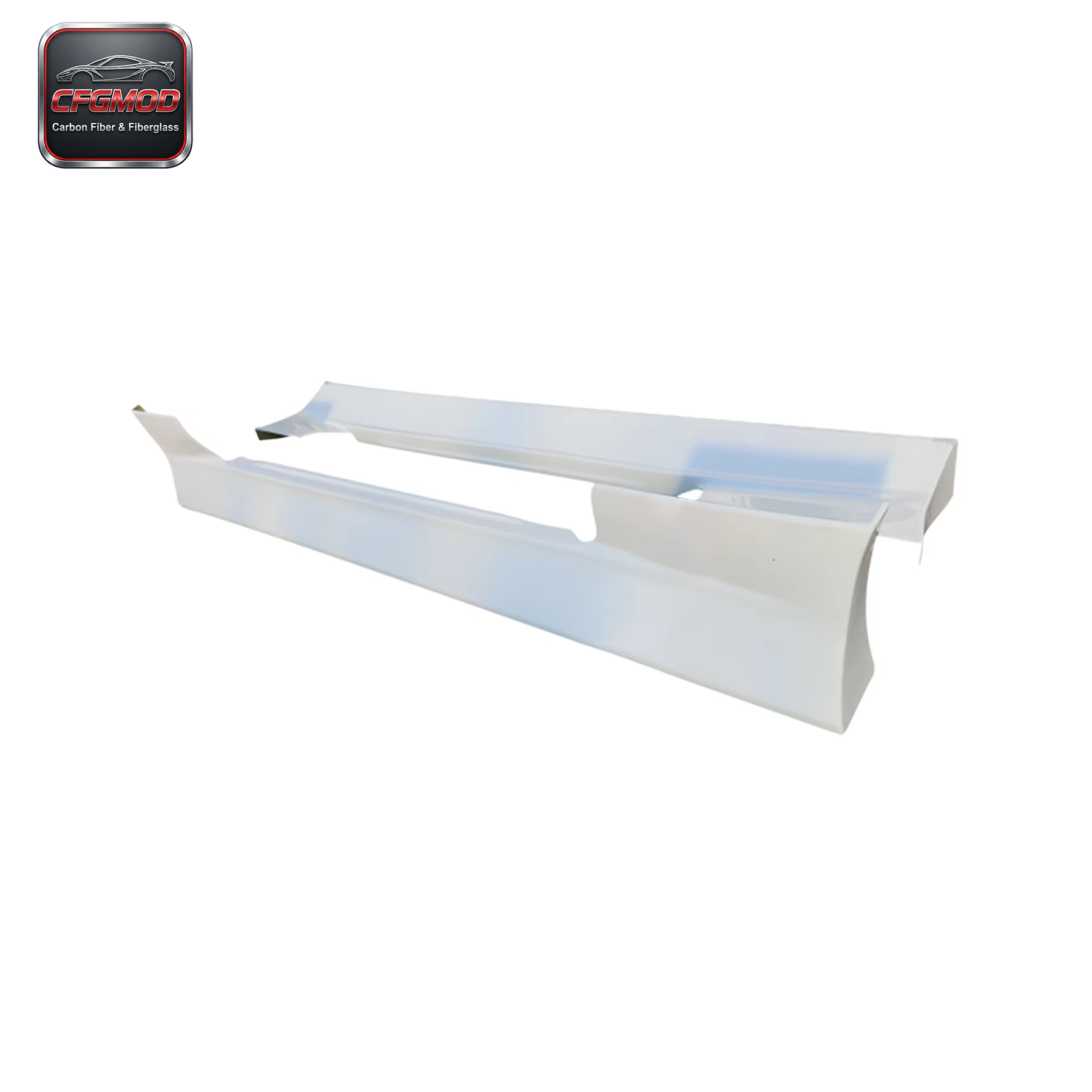 For Silvia S13 Supermade Style Glass Fiber Side Skirt — 5