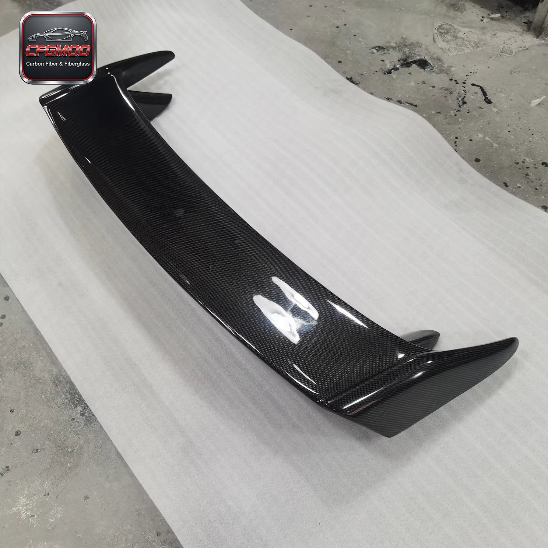 Single Deck FRP Carbon Fiber Rear Spoiler for S13 240SX 200SX Kouki Carbon Fiber — 8