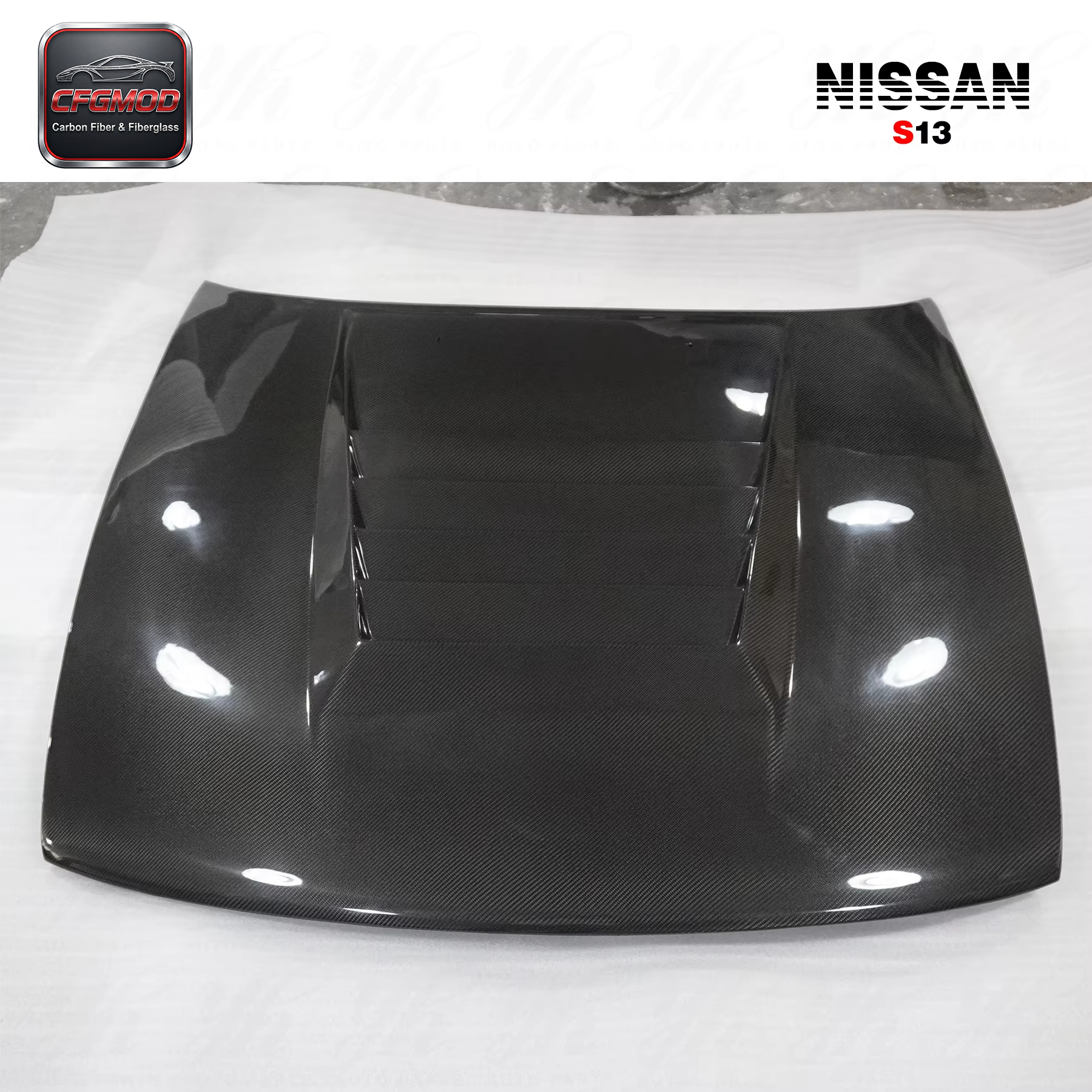 1989-1994 S13 Silvia PS13 180SX 240SX Nismo Style Hood Bonnet — 5