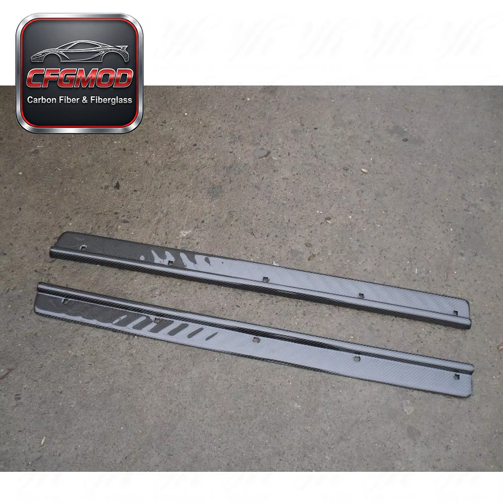 High Quality Black 180SX PRS13/PS13 Silvia Carbon Fibre Door Sill (Pair) with Easy Installation Guide and No Warranty — 4