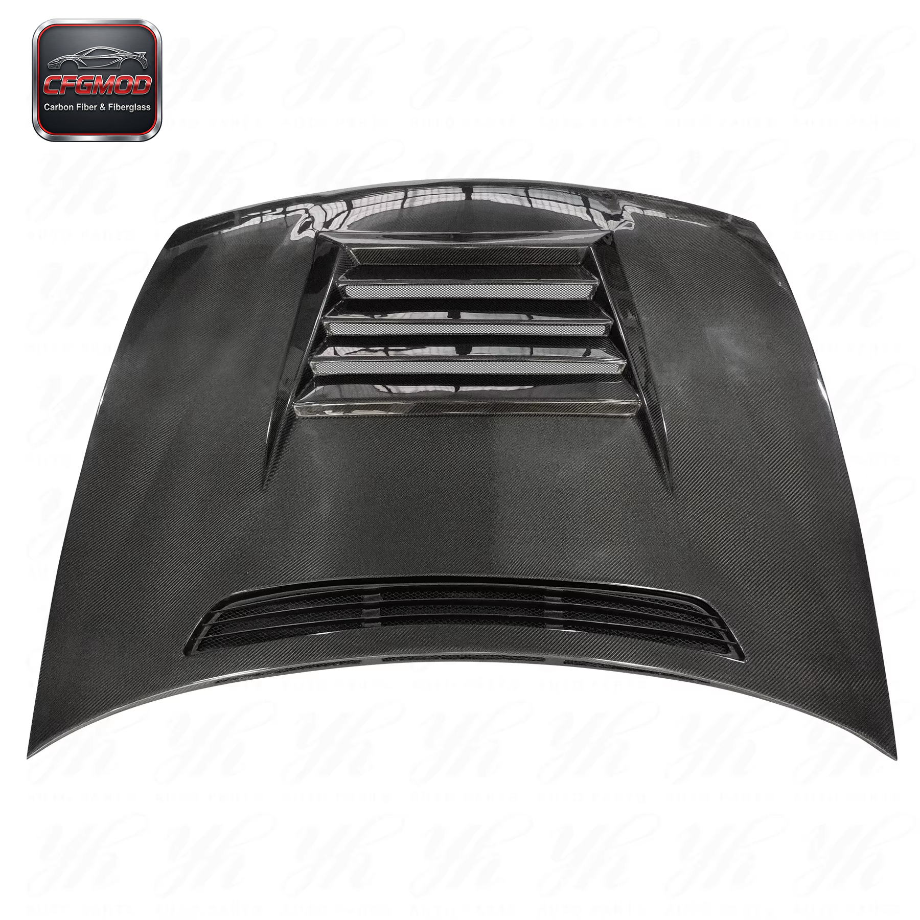 For S14 Early Dmax Carbon Fiber Engine Hood Bonnet — 1