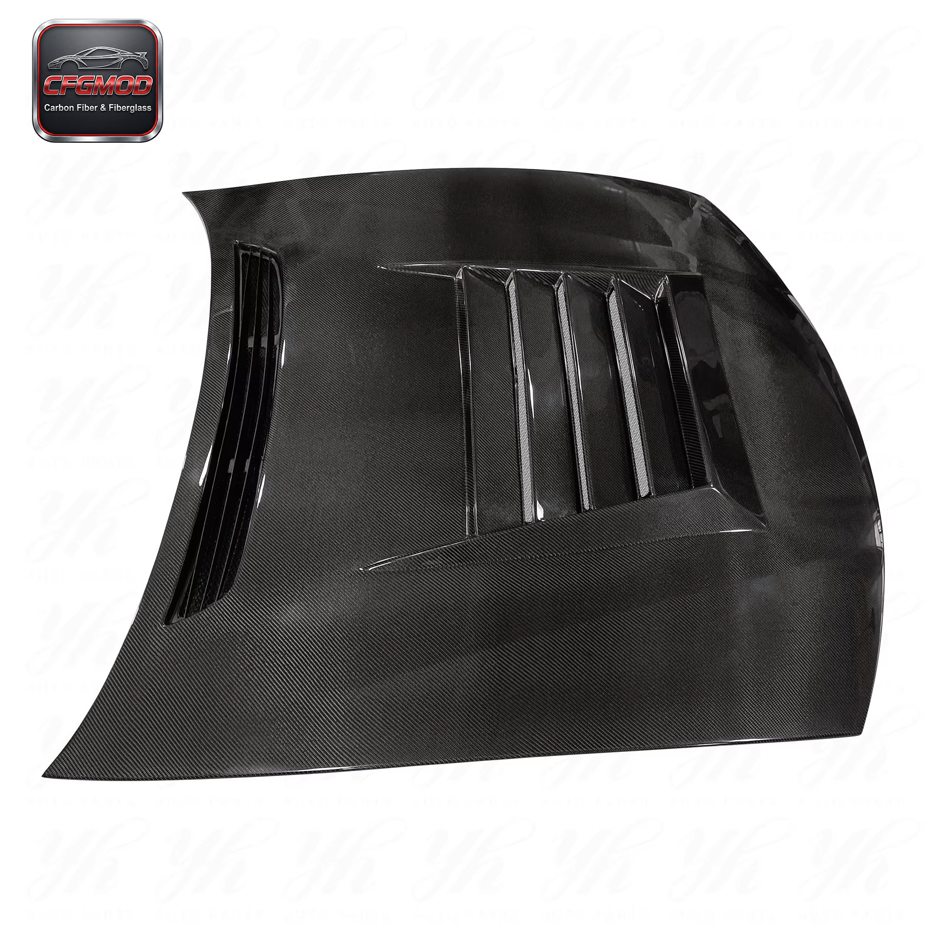 For S14 Early Dmax Carbon Fiber Engine Hood Bonnet — 2